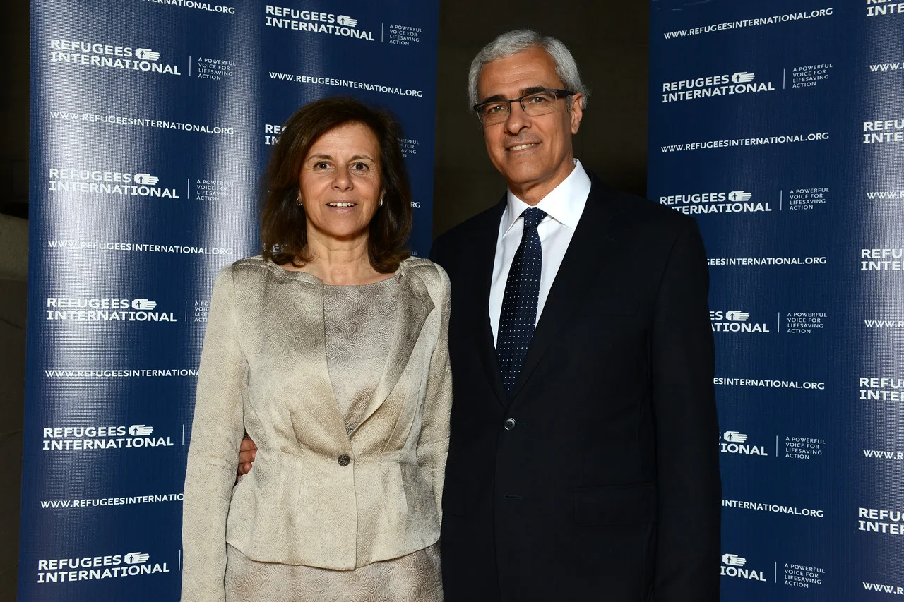 Isabel Vital and Ambassador of Portugal Domingos Vital.