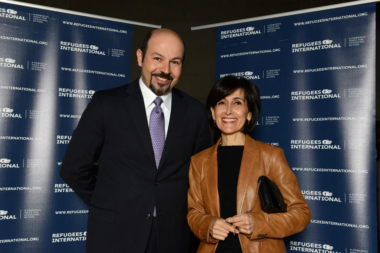 Samer Asfour and Ambassador of Jordan Dina Kawar.