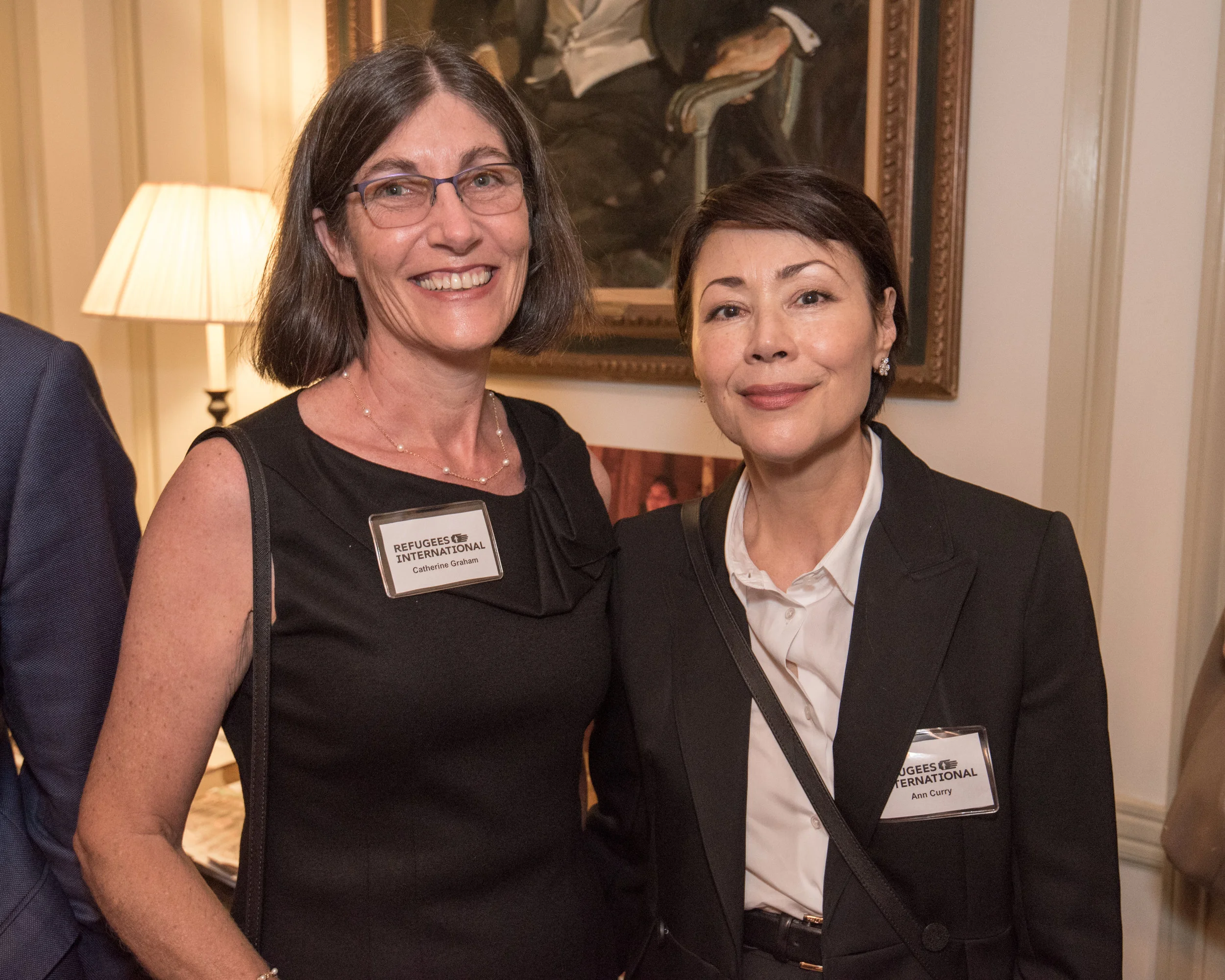 Journalist Ann Curry, a past awardee, attended the event, pictured here with guest Catherine Graham.