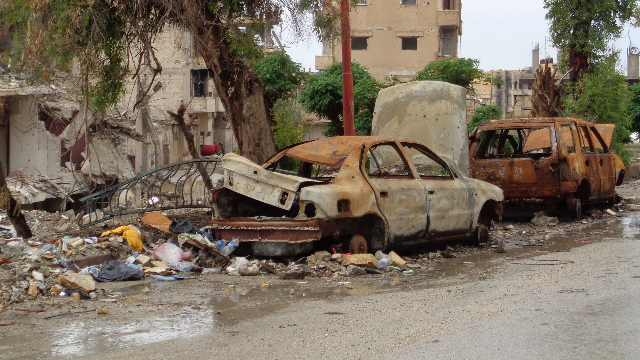 As Dust Settles in Syria, Humanitarian Crises Remain