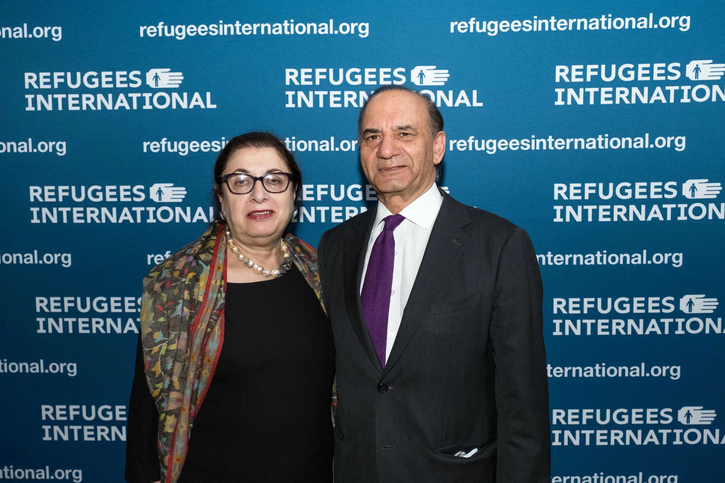 Farida Kathwari and Board Member Emeritus Farooq Kathwari