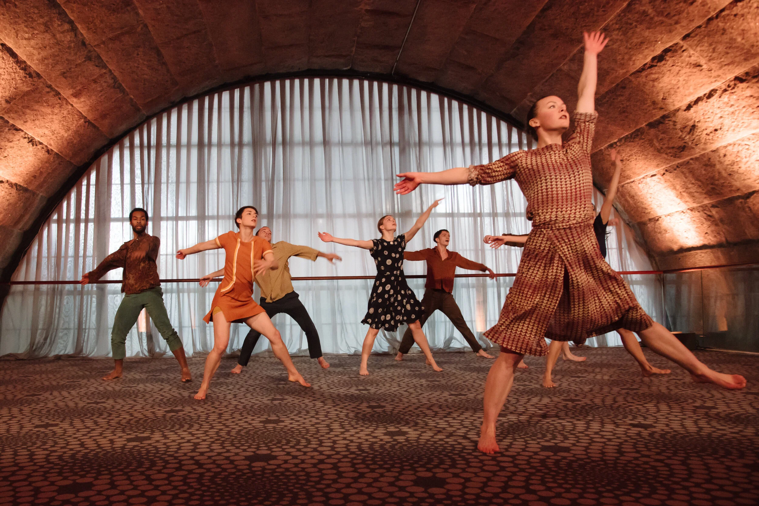  Gallim Dance Company performing "Boat" at Refugees International's 17th Annual New York Circle Act for Refugees at Guastavino's in NYC, NY on Thursday, November 14th 2019. 