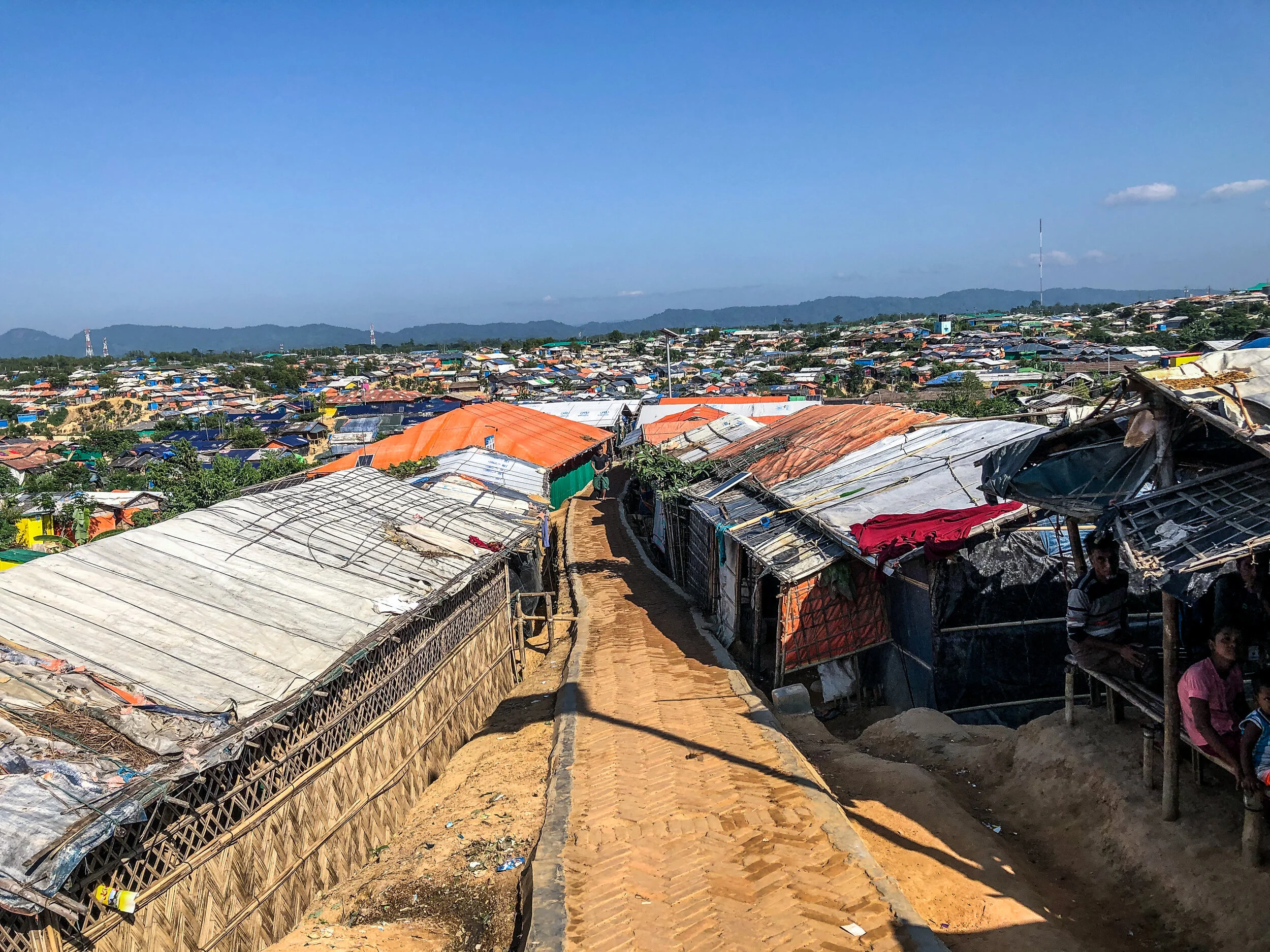Overview of the Rohingya refugee mega-camp in Bangladesh. Photo Credit: Refugees International.