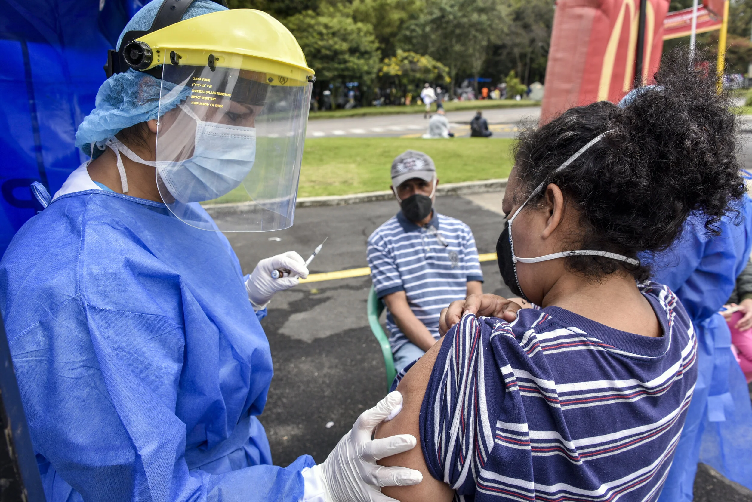 COVID-19 Vaccines for Displaced People in Latin America and the Caribbean