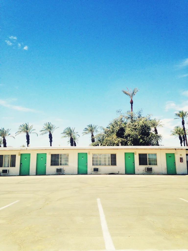 Day 3 at the Western Sands Motel in Indio, CA. 