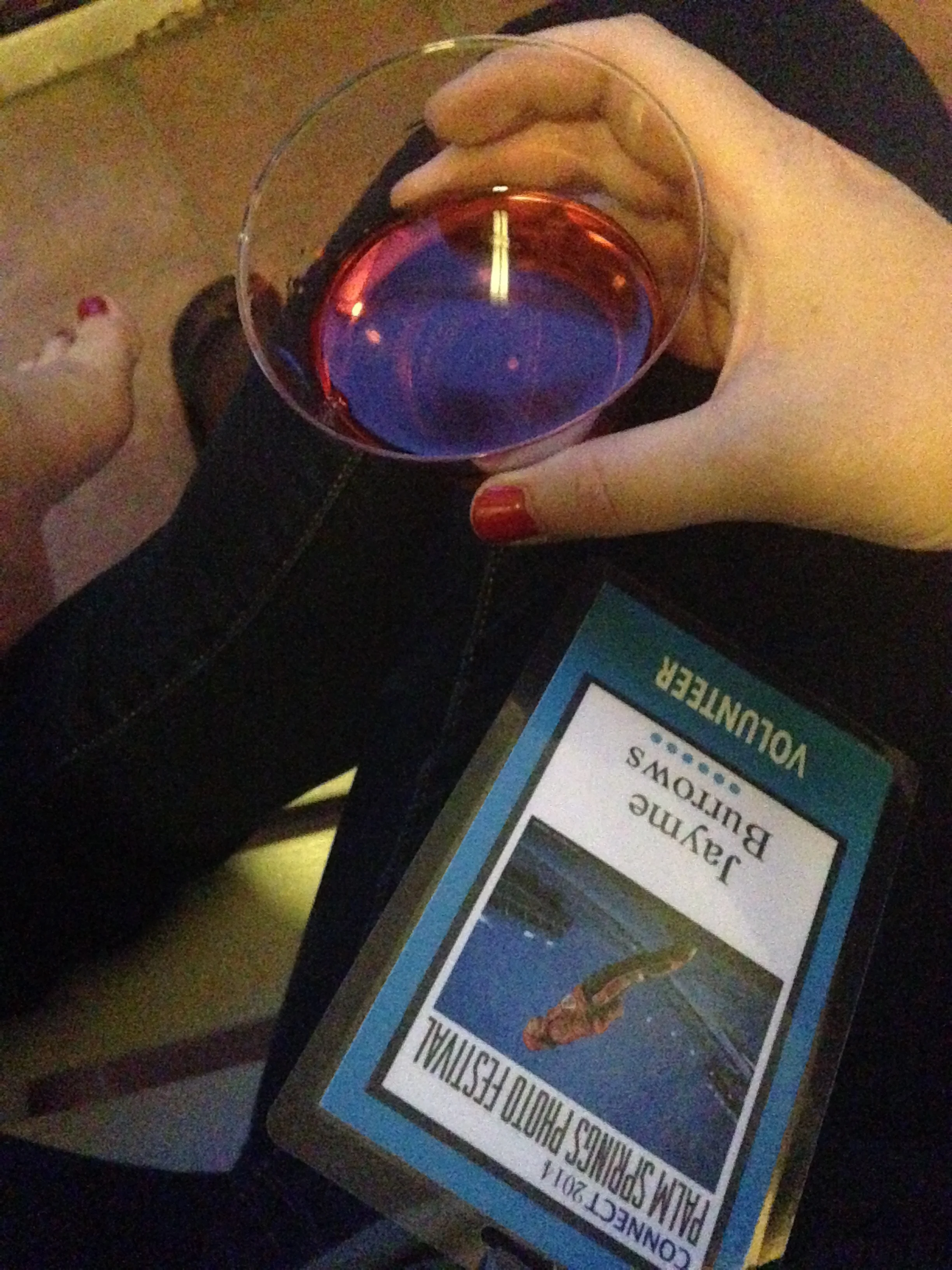 A much needed cocktail after a night in the desert. 