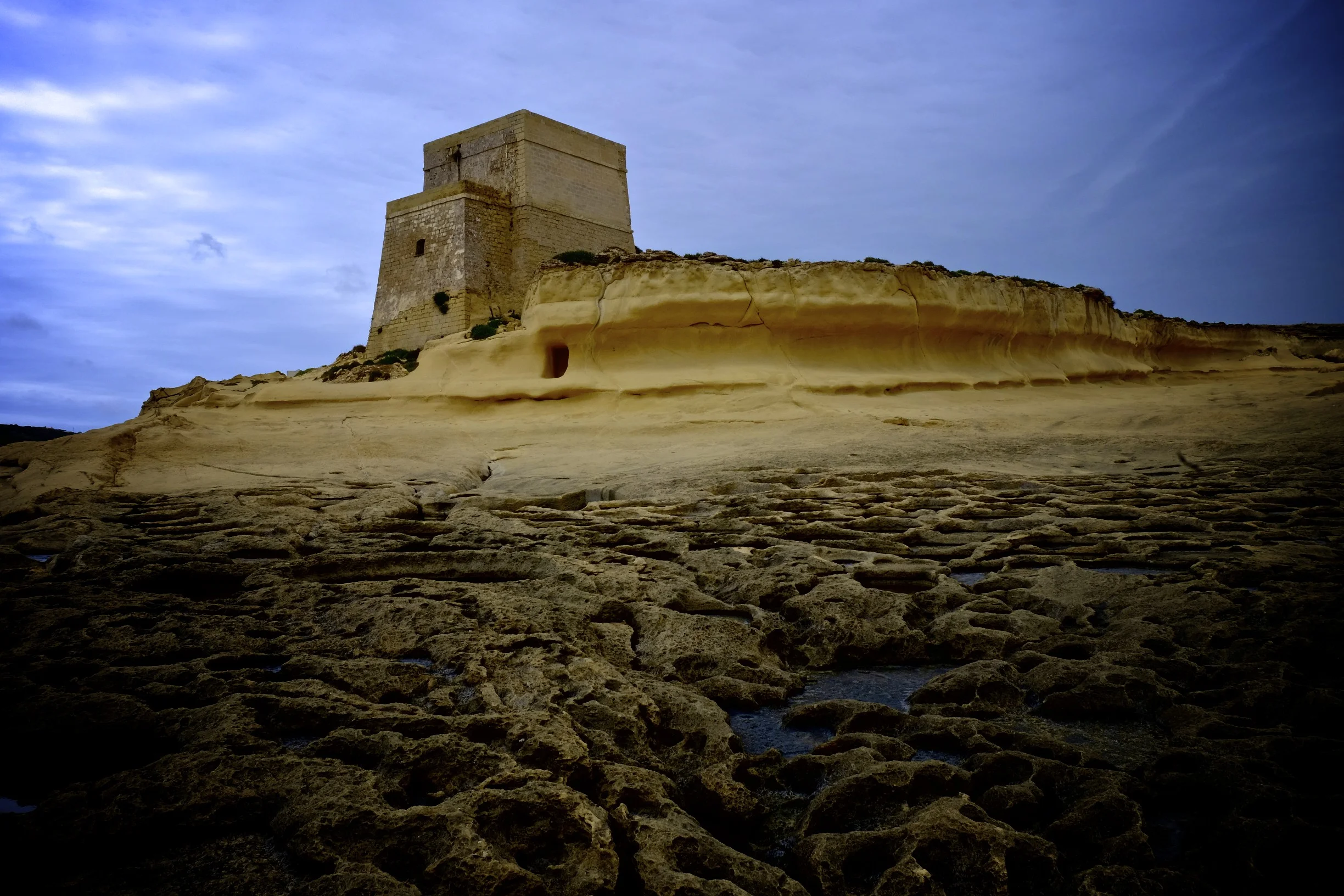 The Xlendi Tower (Gozo Island)