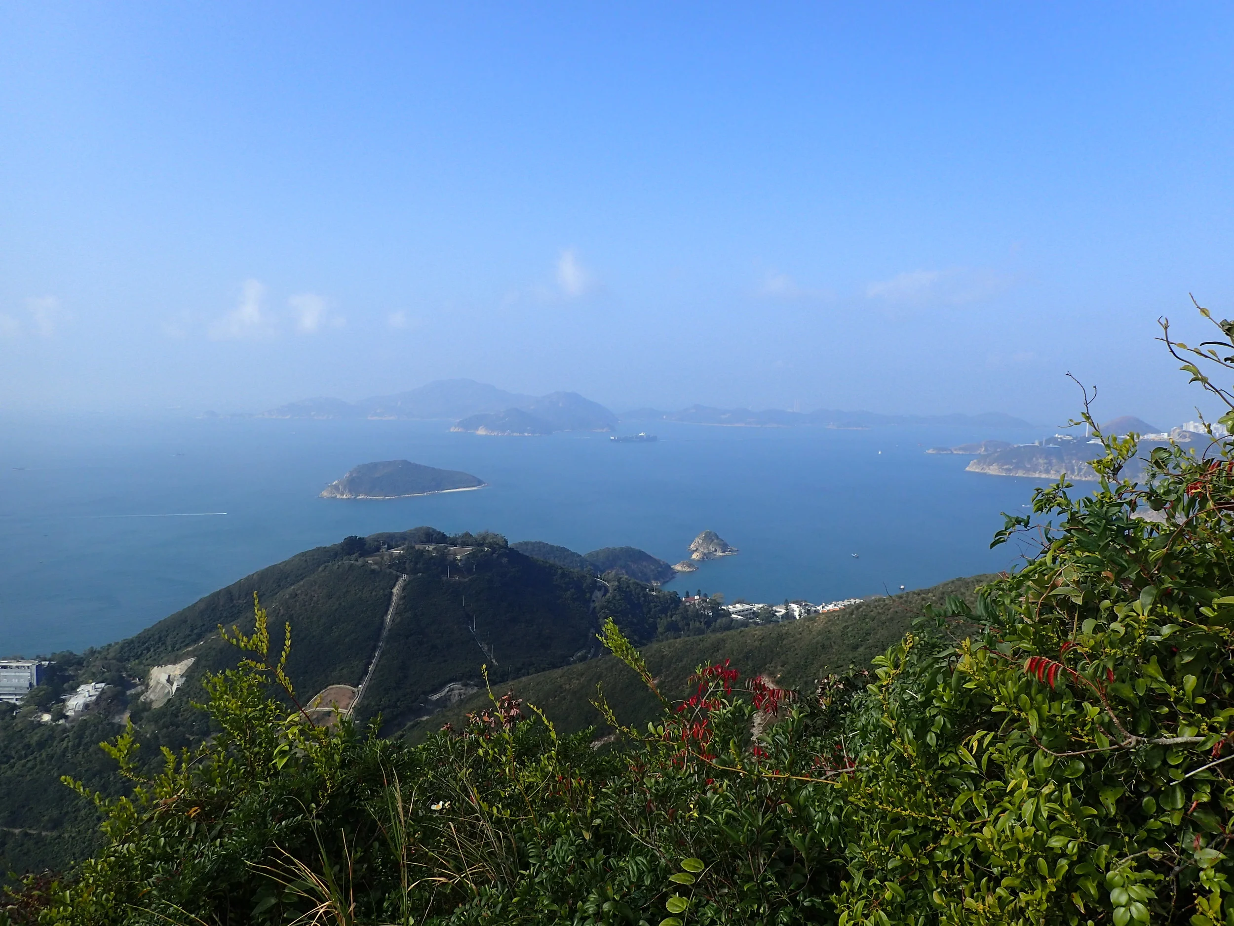 Steep starting point of the Wilson Trail, North of Stanley (Hong Kong Island)
