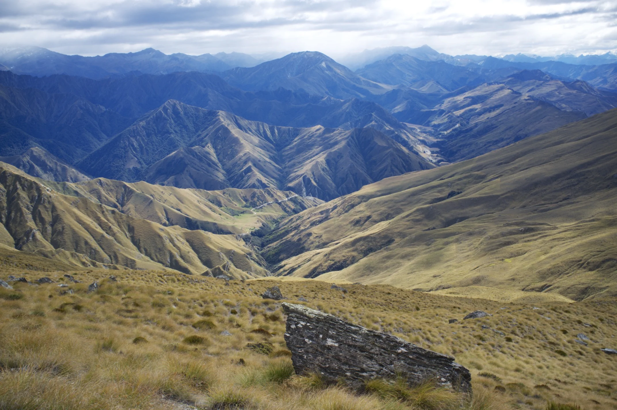 View from Ben Lomond Summit (1700 m).
