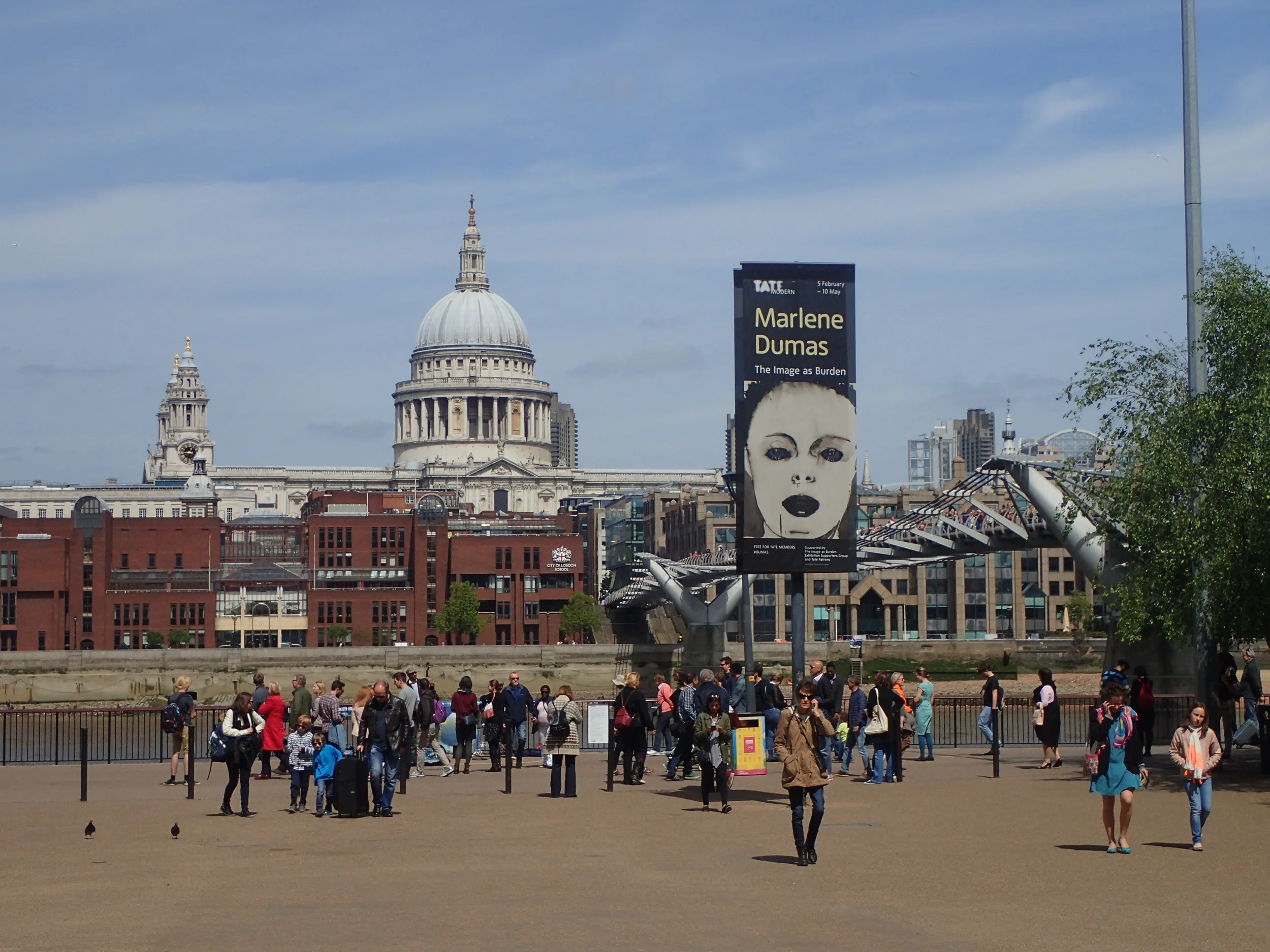 View on St. Pauls from Tate Modern