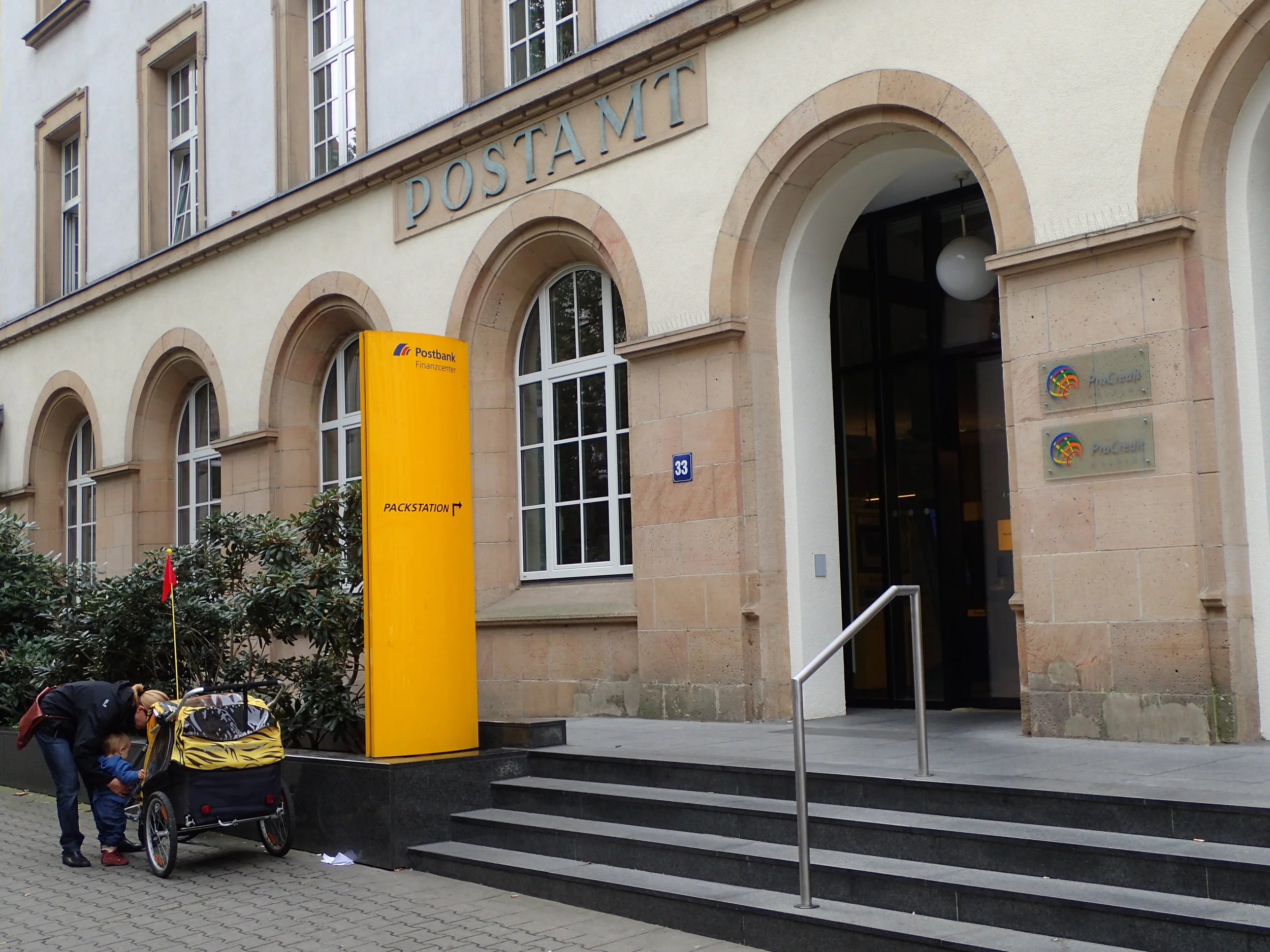Postamt, Frankfurt Bockenheim. 