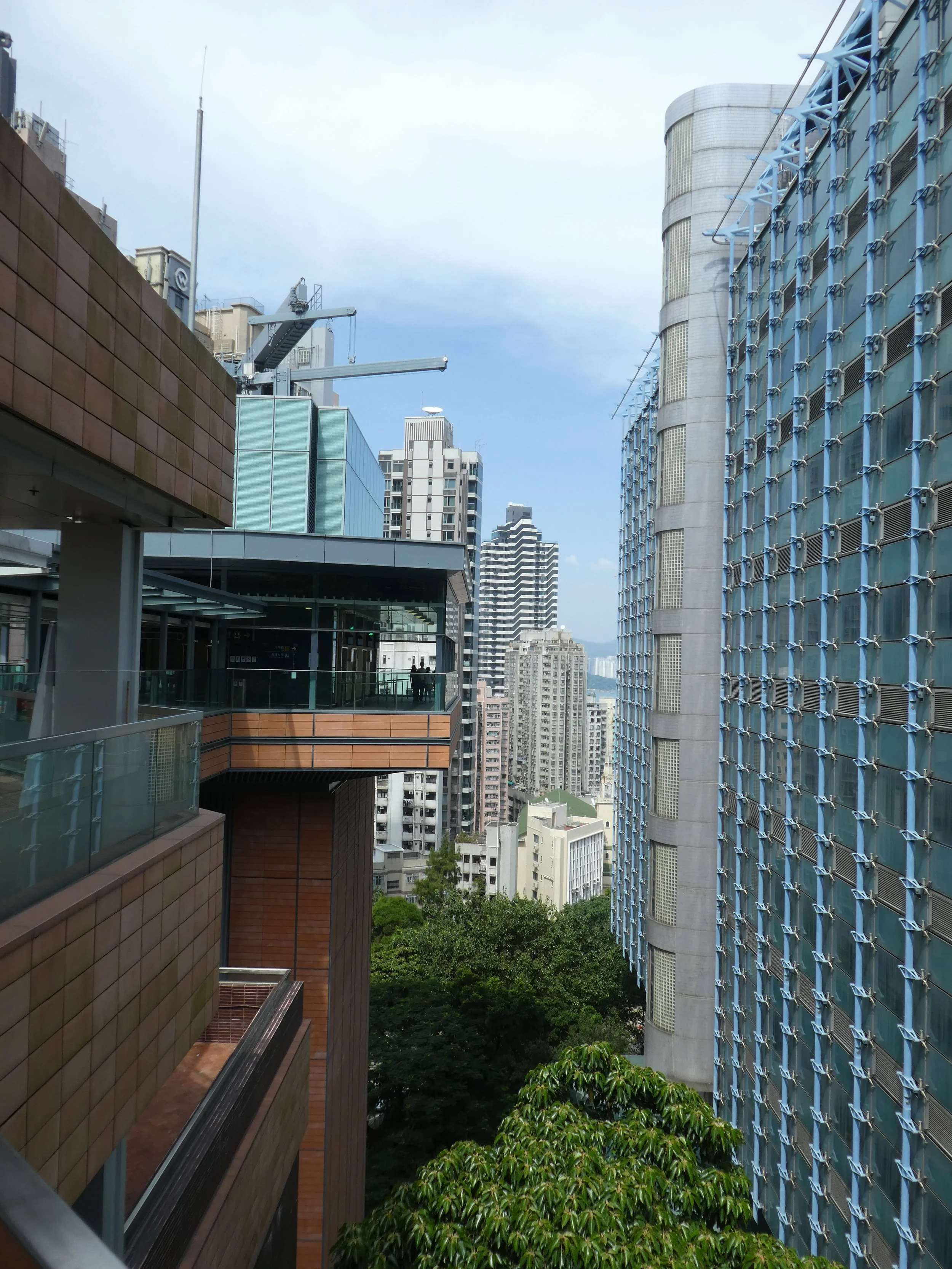 View from the new part of the main University campus