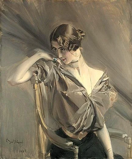 Giovanni Boldini (1901): Cleo de Merode. Perhaps the first "Supermodel" in history (Copyright creative commons)