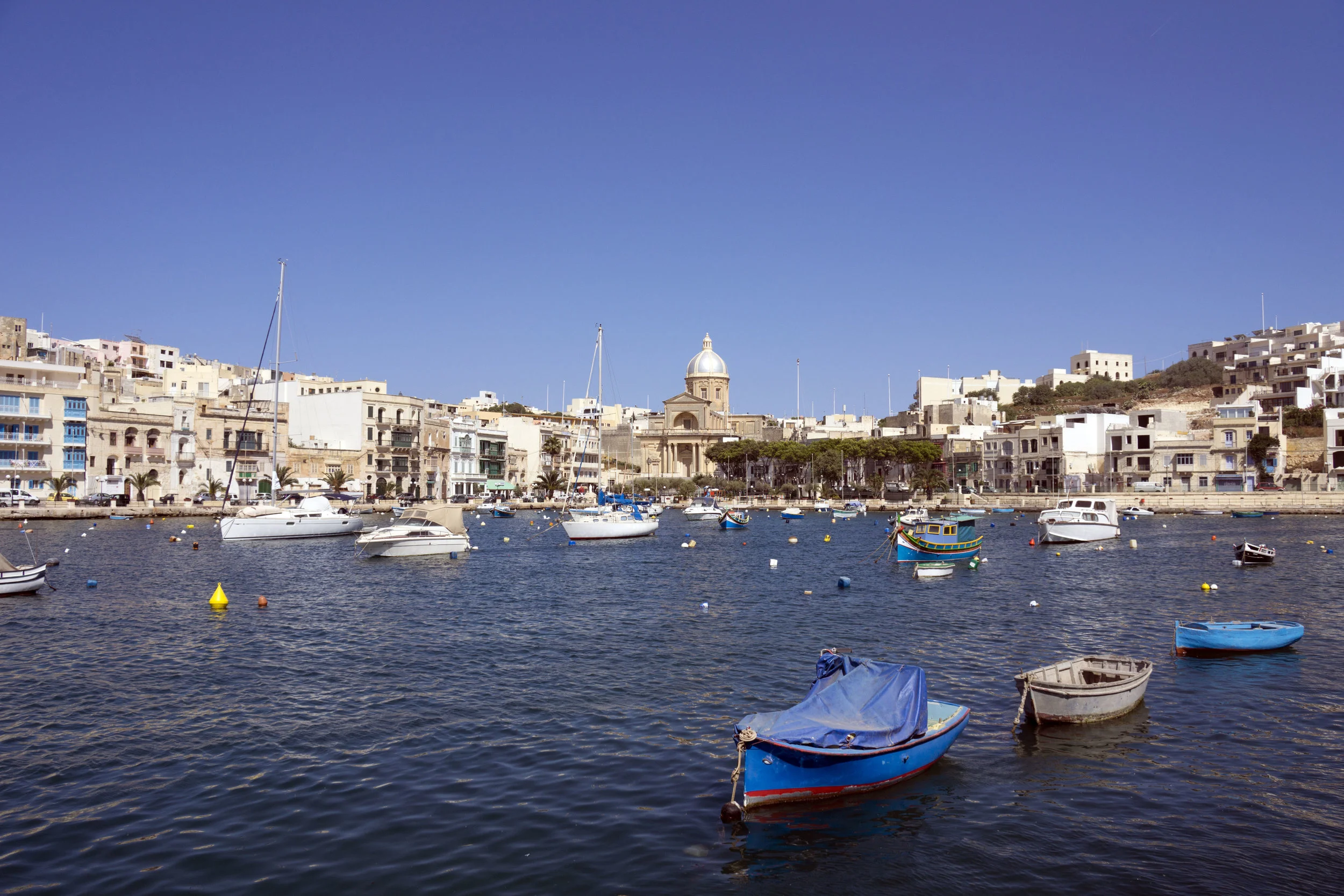 Kalkara in the later afternoon sun.