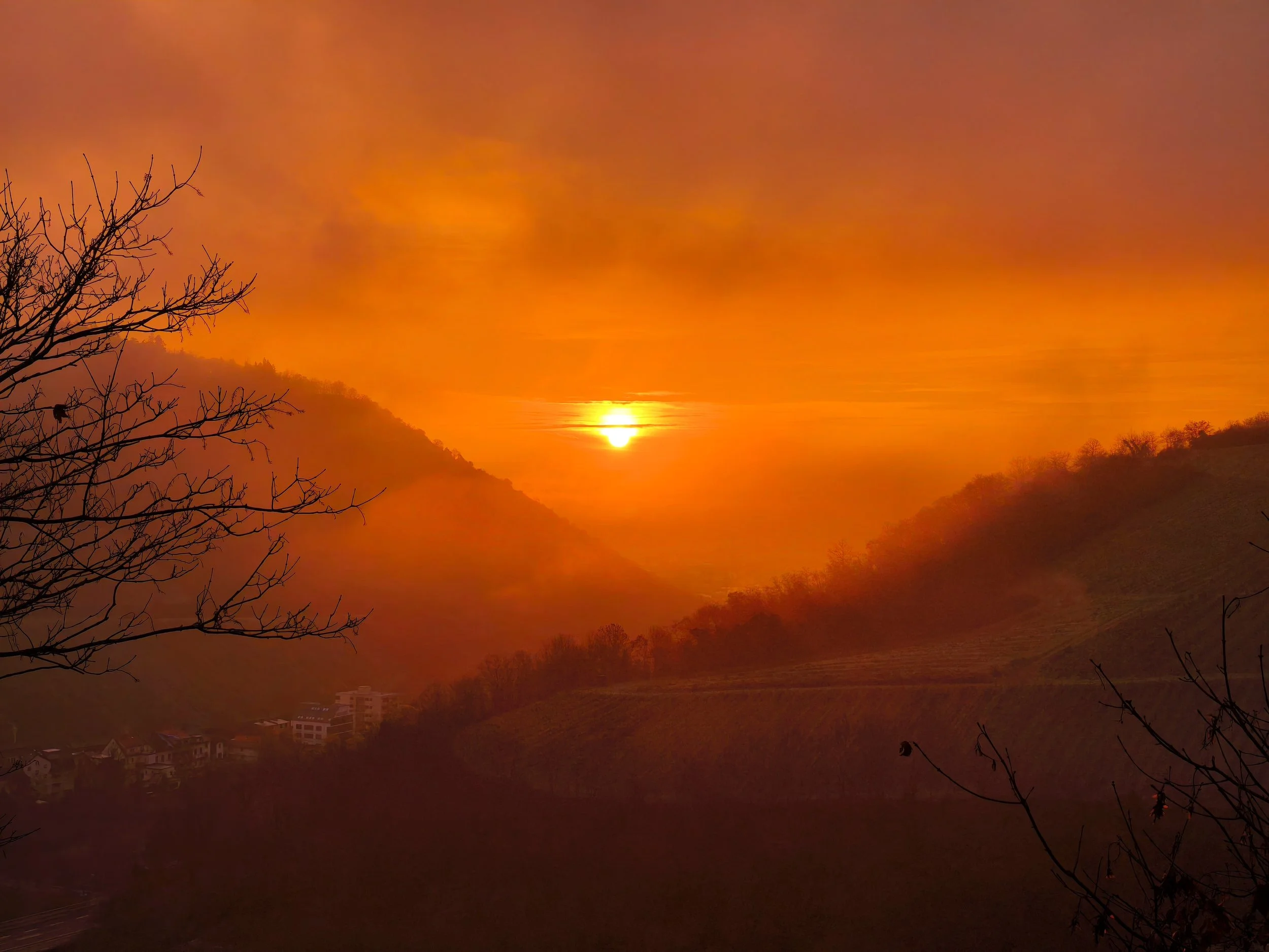 With my Vespa passing through Rhine-Nahe
