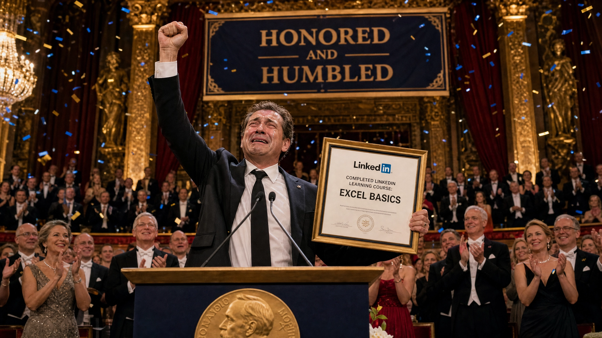 Thrilled, Humbled, Honored, and Open to Work: A Guide to the LinkedIn Absurdity