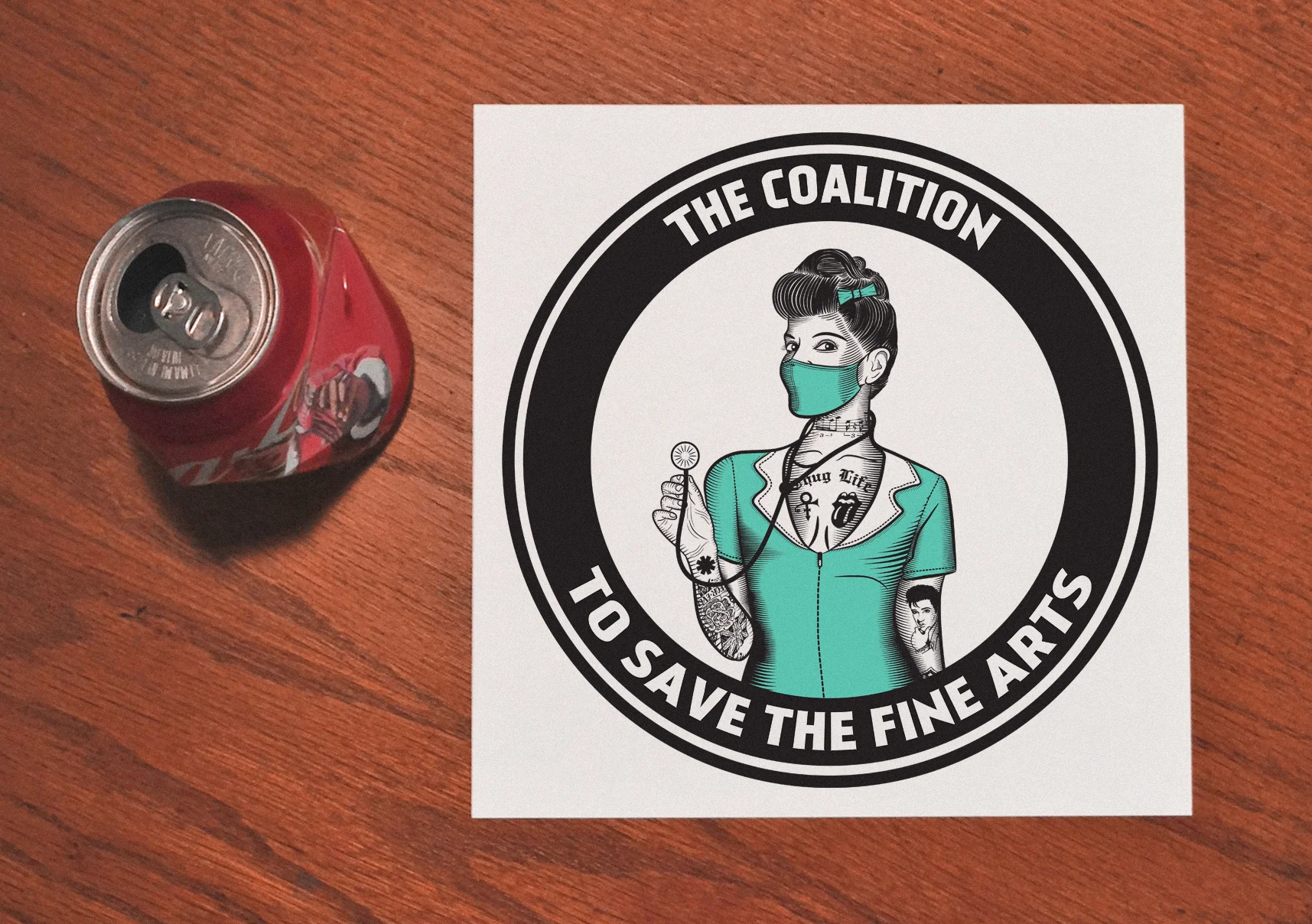 The Coalition To Save The Fine Arts Logo Client: The Coalition To Save The Fine Arts When our friends at The Coalition To Save The Fine Arts were in need of a logo for their music discussion forum, we were excited to contribute our services. Taking direction from the group’s name and objective, we created this design representing their dedication to the preservation of music and culture in today’s society.
