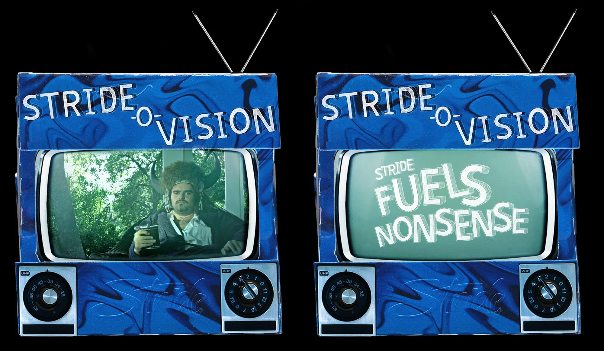 Interactive Component:
Hey, Kids!
You too can share your innermost stride confessionals through our youtube app, Stride-O-Vision! Just use your webcam, and bare your heart and soul for a chance at fame and fortune.