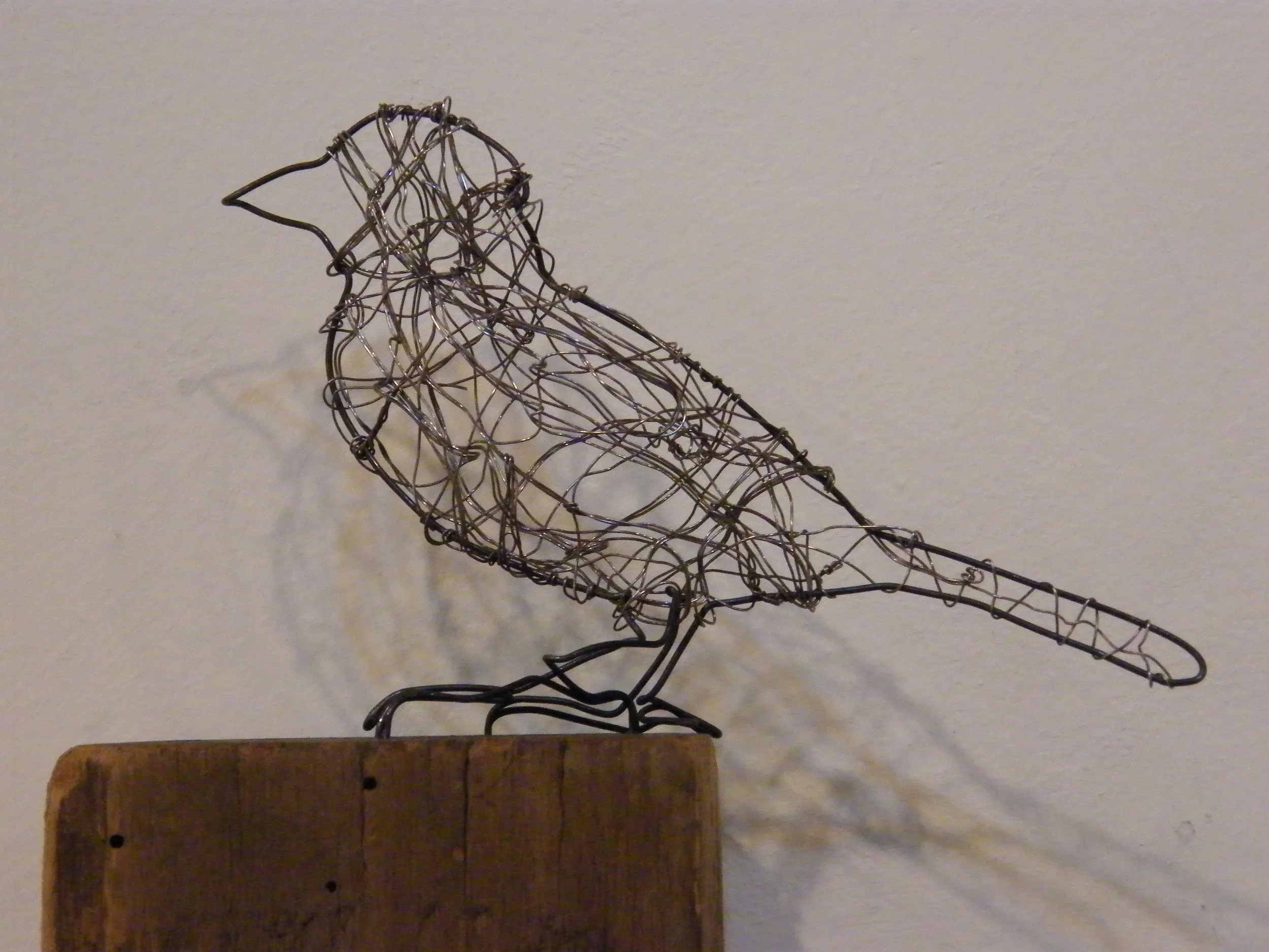 Sparrow w/ Blue Egg, detail