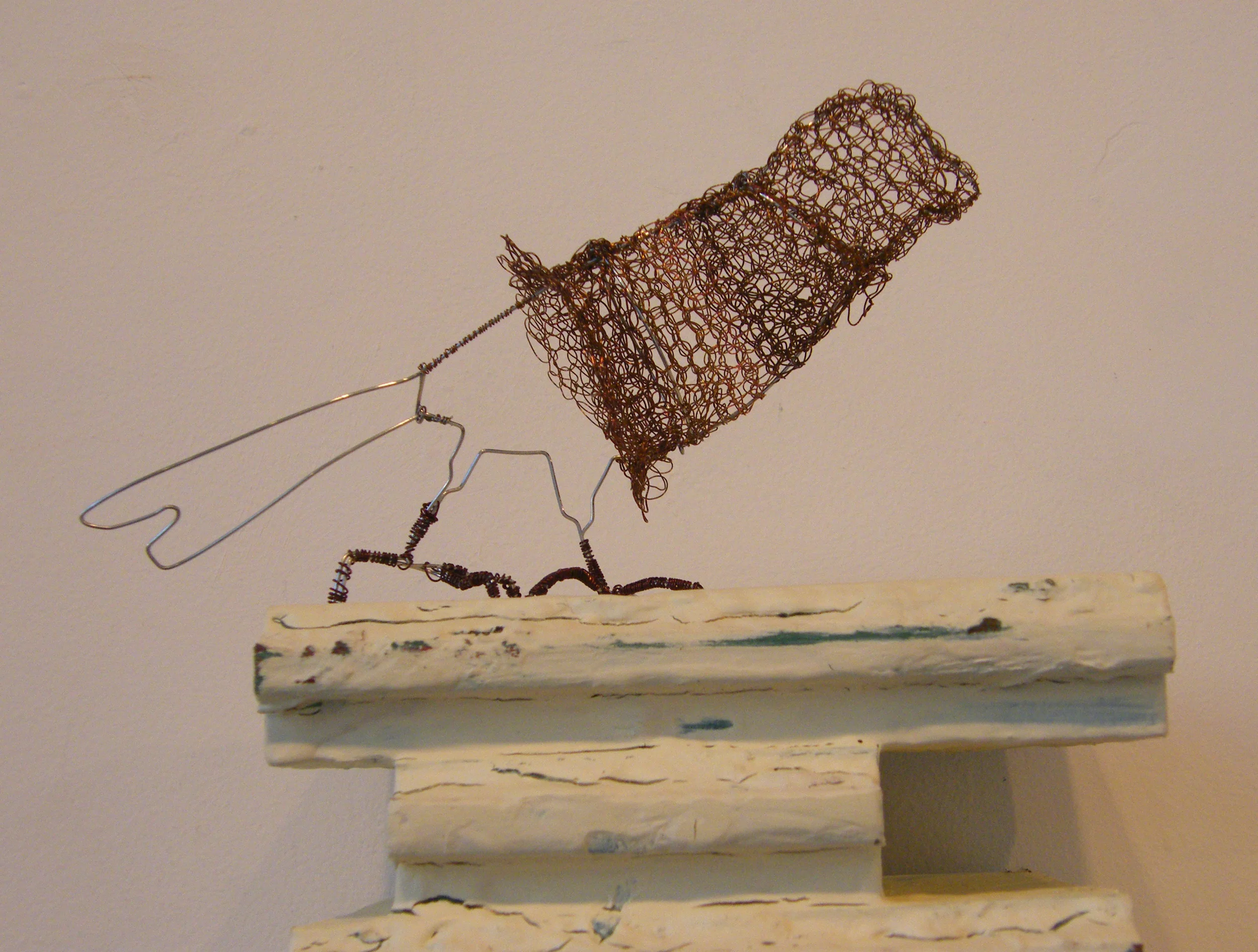 Finch with Egg, detail