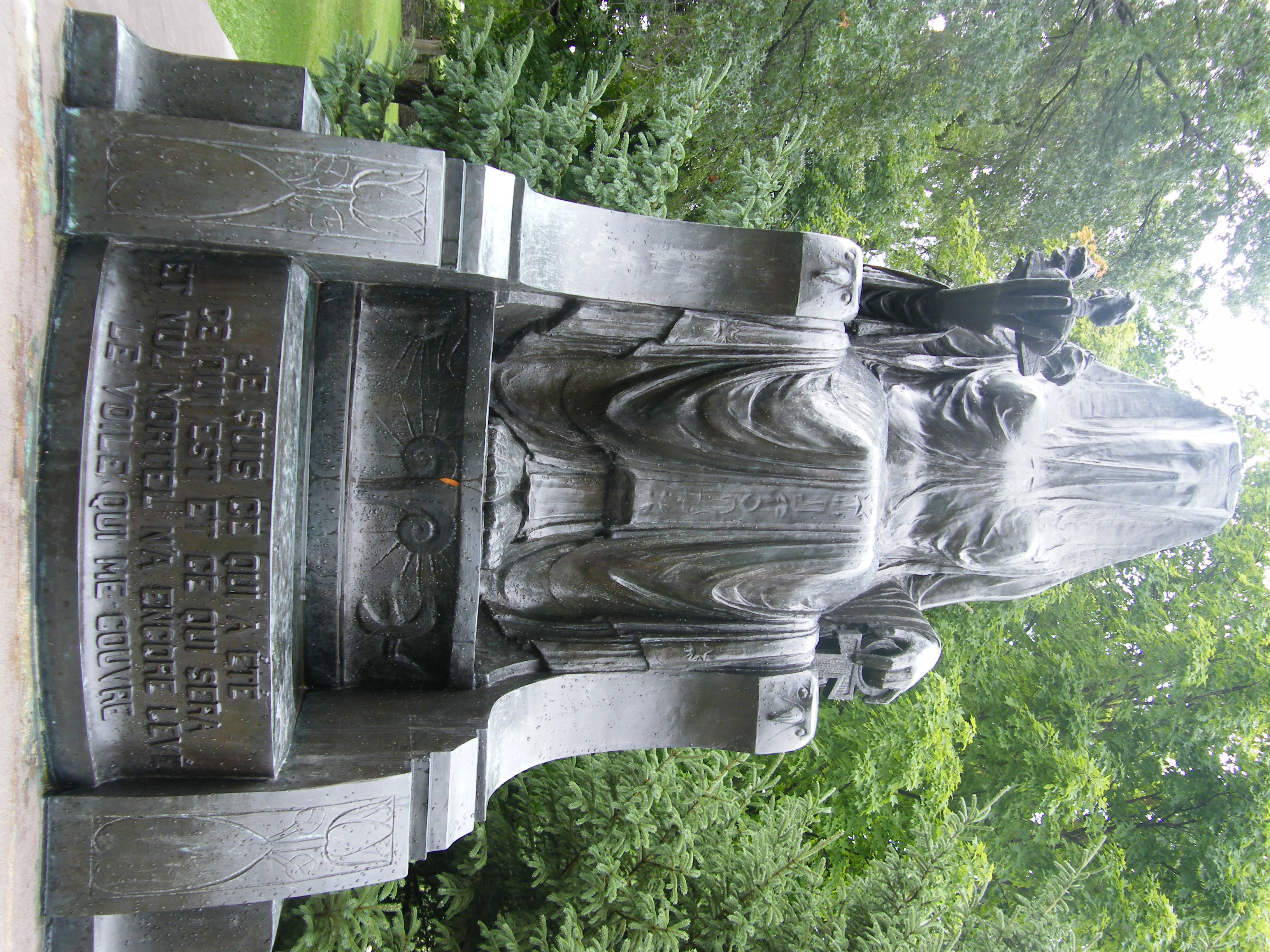 Isis, bronze, by Belgain sculptor, August Puttmans
