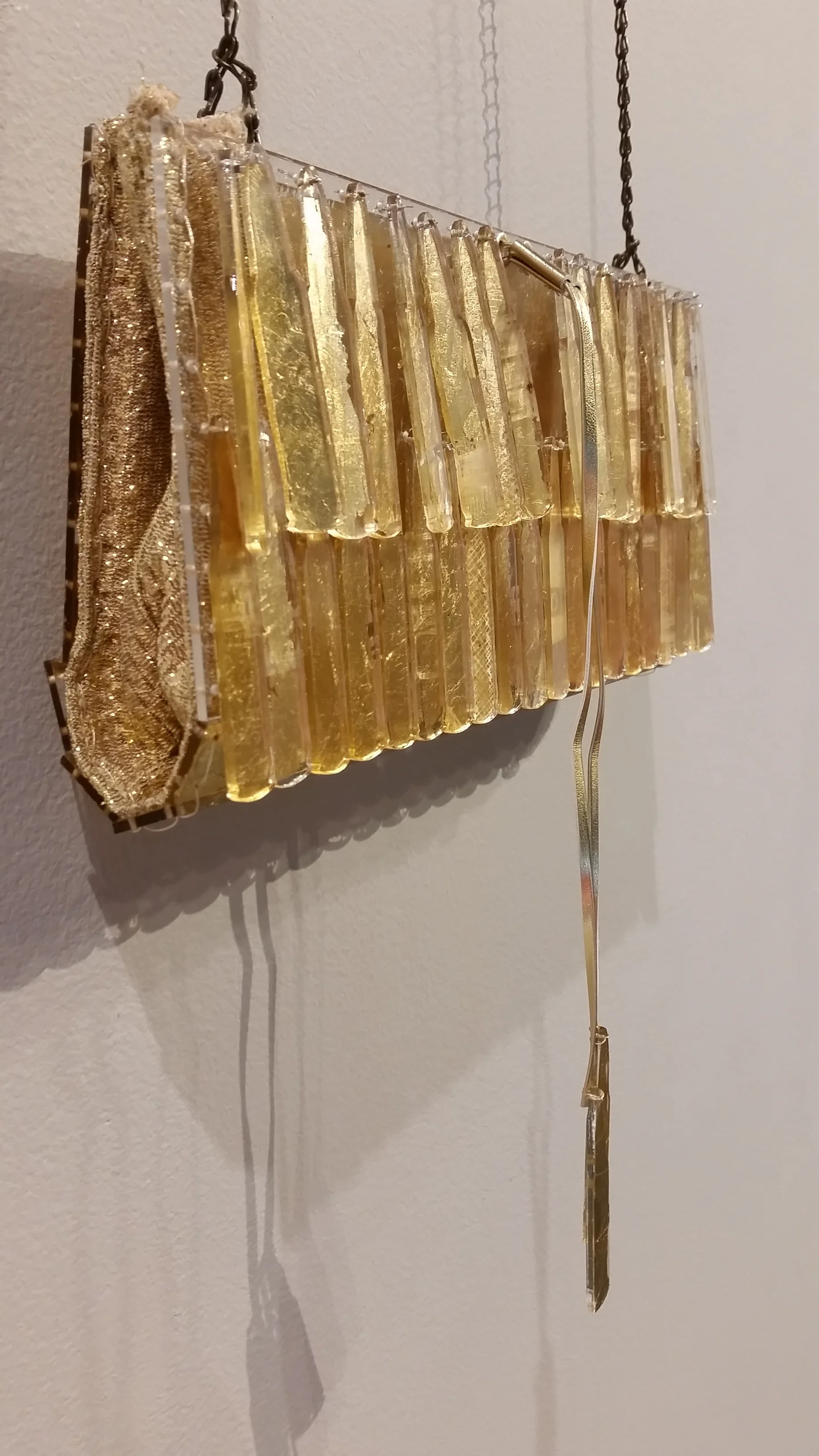 Gold Sequined .223 evening bag