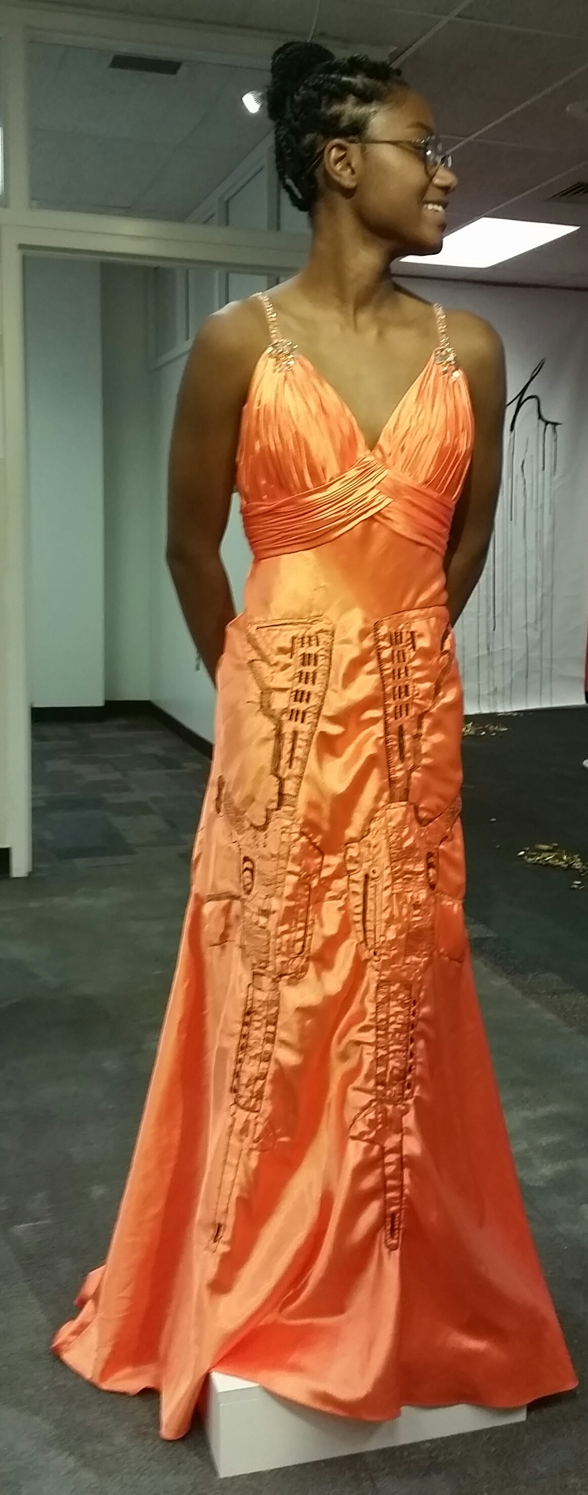 Big Guns, Little People, with model