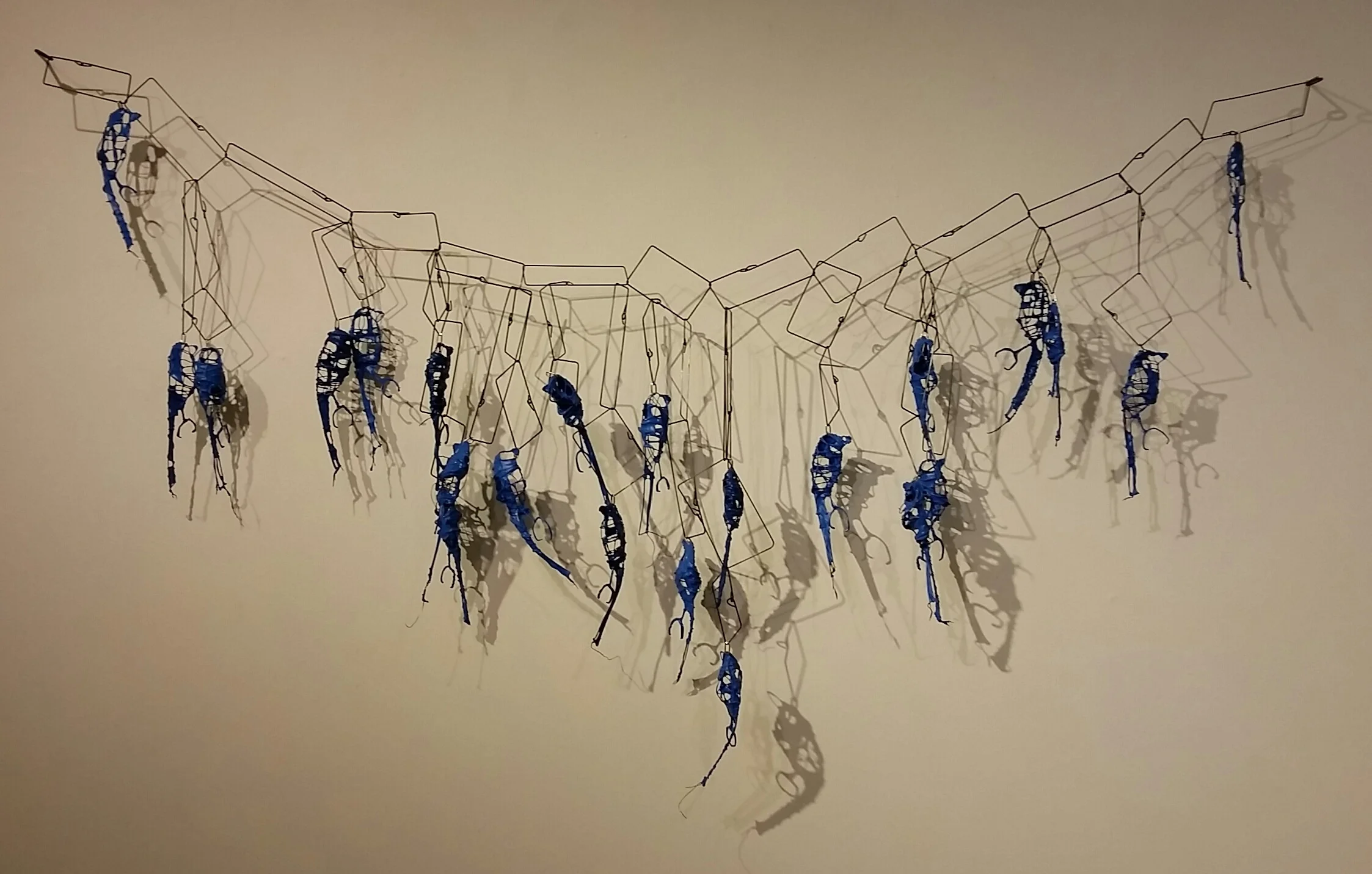  20 x 36 x 5”  steel, plasti dip, acrylic paint 