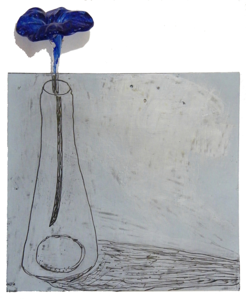 Cobalt Flower in Vase