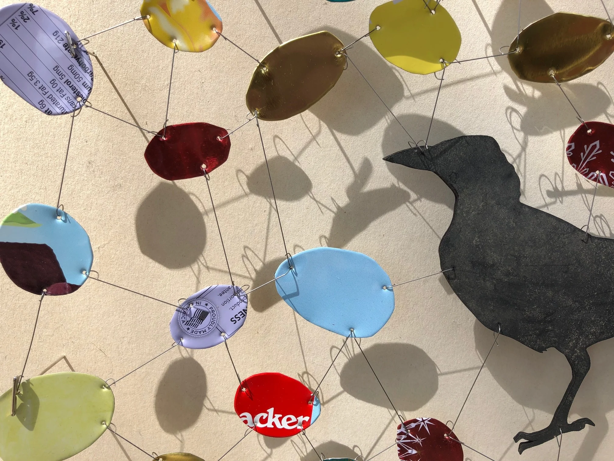 Magpie Loves Her Shiny Things, detail