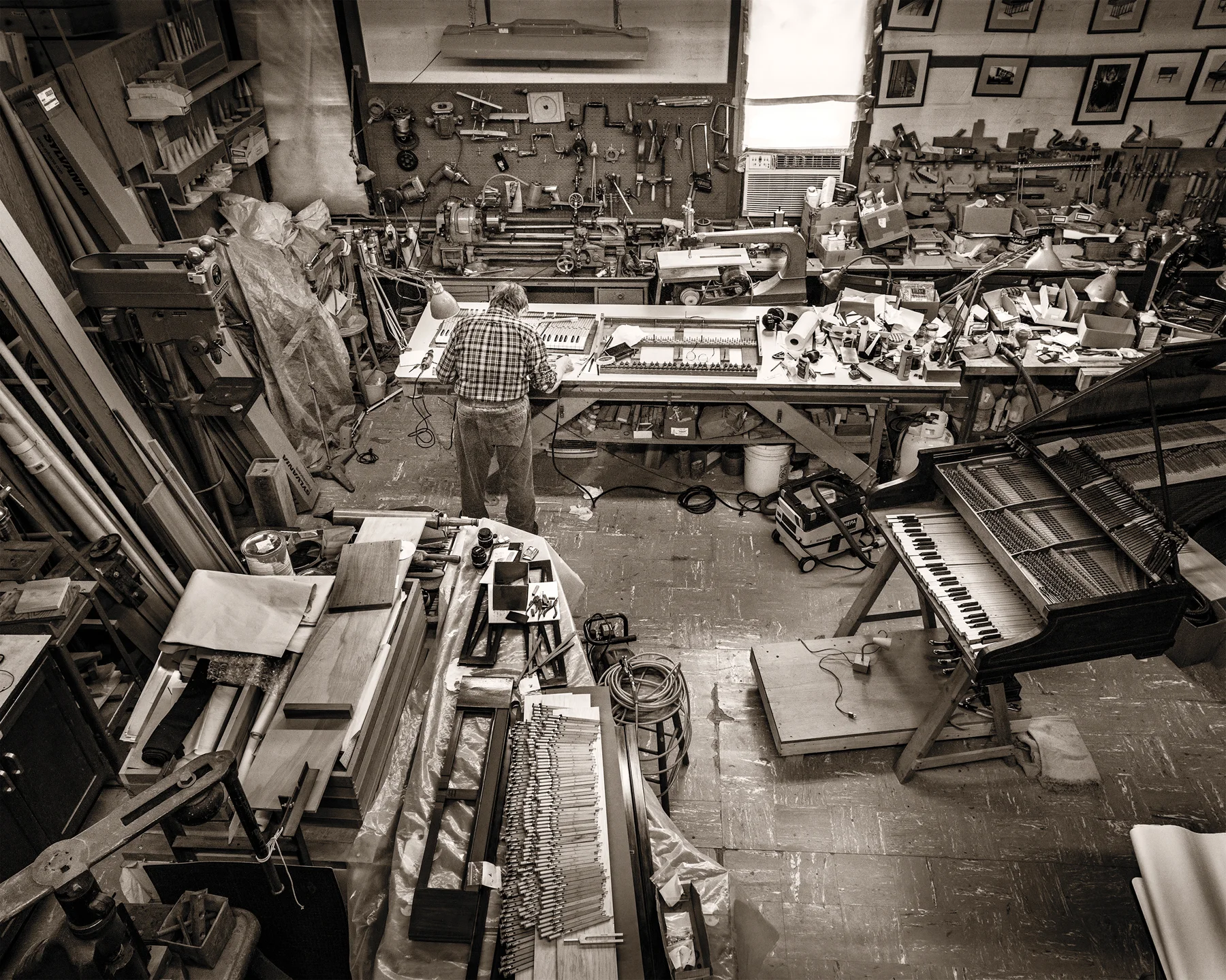 Jeremy Adams in his Danvers, Mass. studio. Photograph Paul Cary Goldberg.