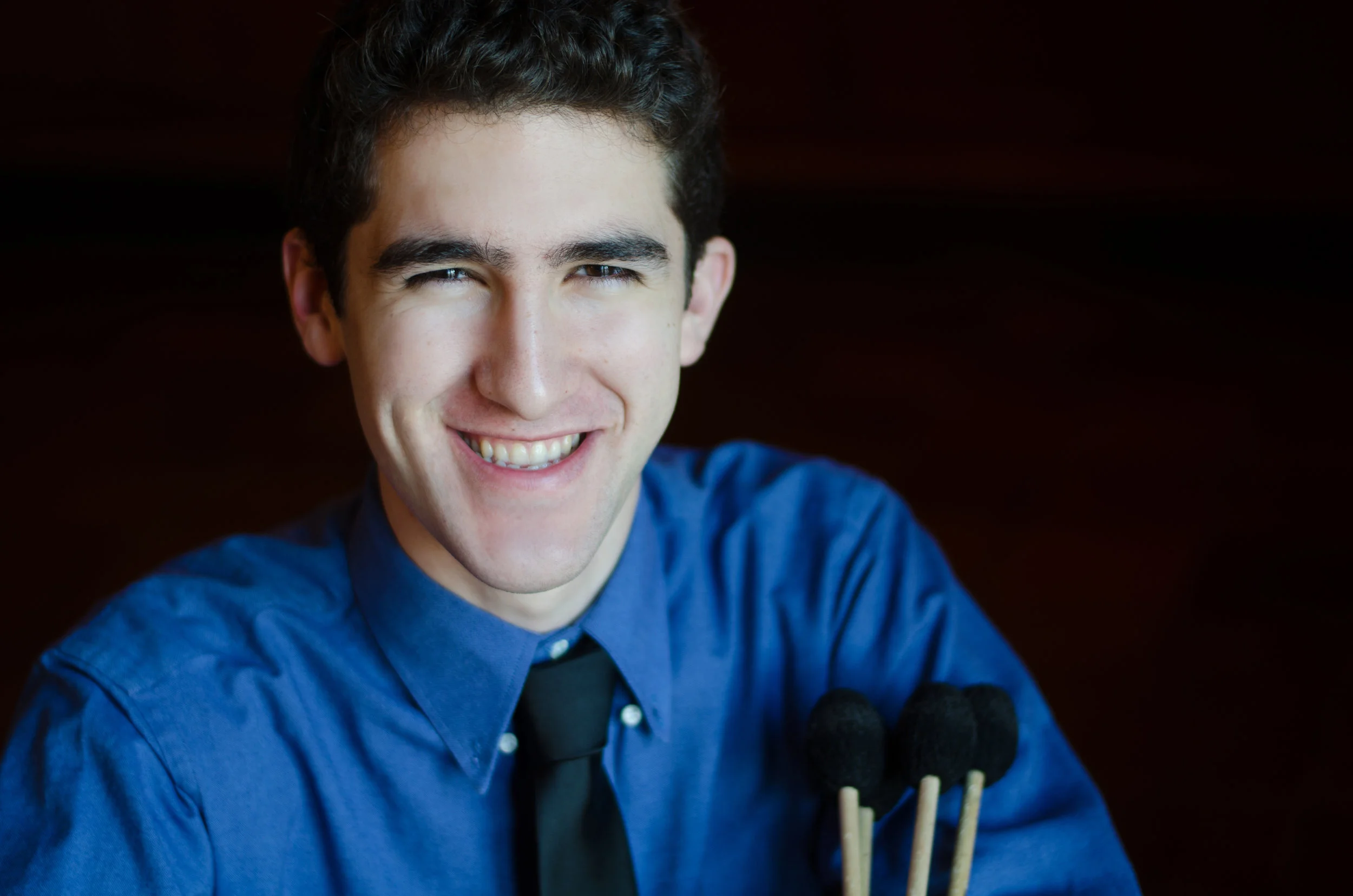 Percussionist Peter Ferry. Nadine Sherman photograph