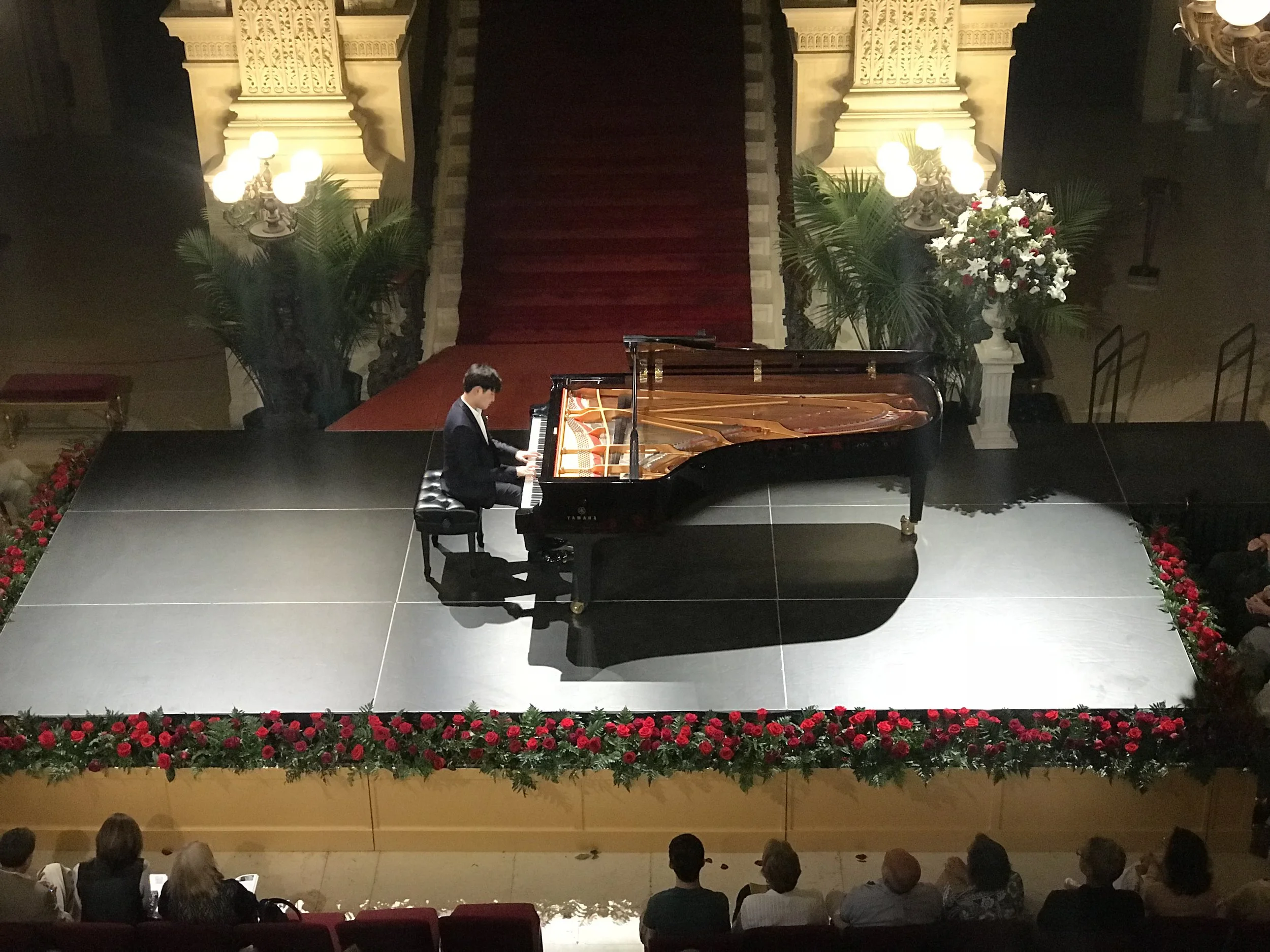 Yekwon Sunwoo, performing Grainger, Brahms, Schubert, Hamelin and others, Thursday, July 12 in the Breakers at the Newport Music Festival. Dayla Arabella Santurri photograph