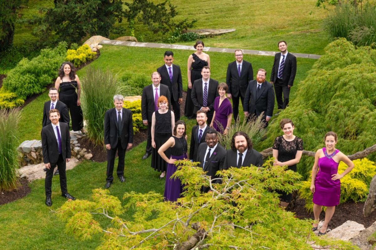 Skylark Vocal Ensemble, building audiences all around metro Boston. Sasha Greenhalgh photograph