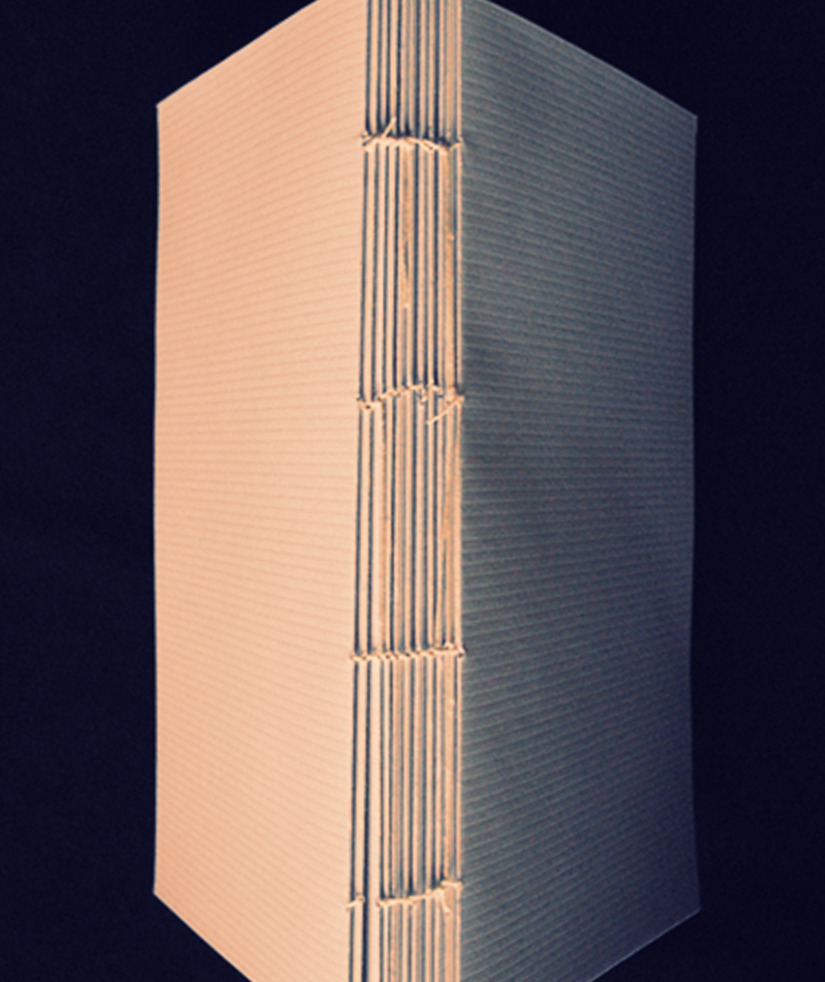 Practicing book binding techniques