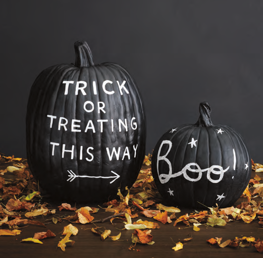 Chalk Pumpkins // Everyday with Rachael Ray