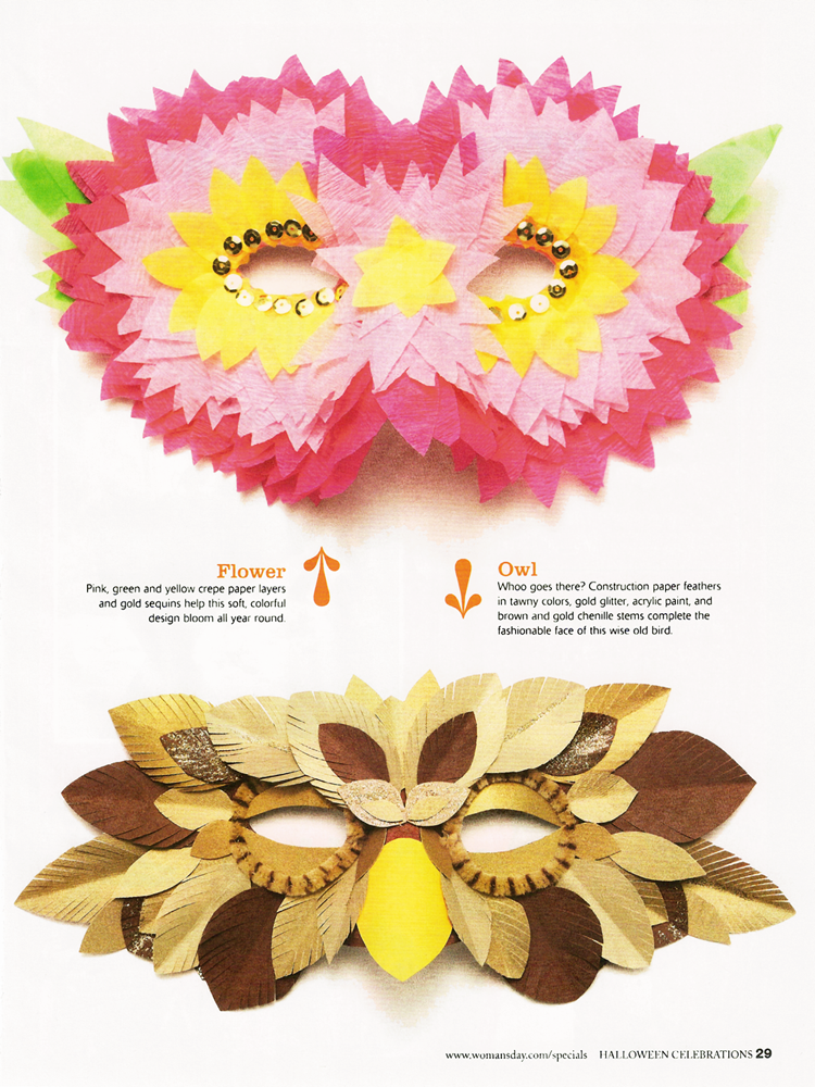 Masks // Woman's Day Magazine
