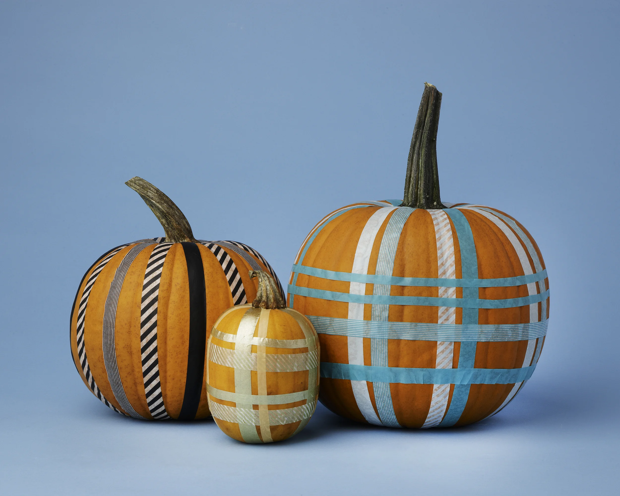 Washi Tape Pumpkins // Real Simple Magazine