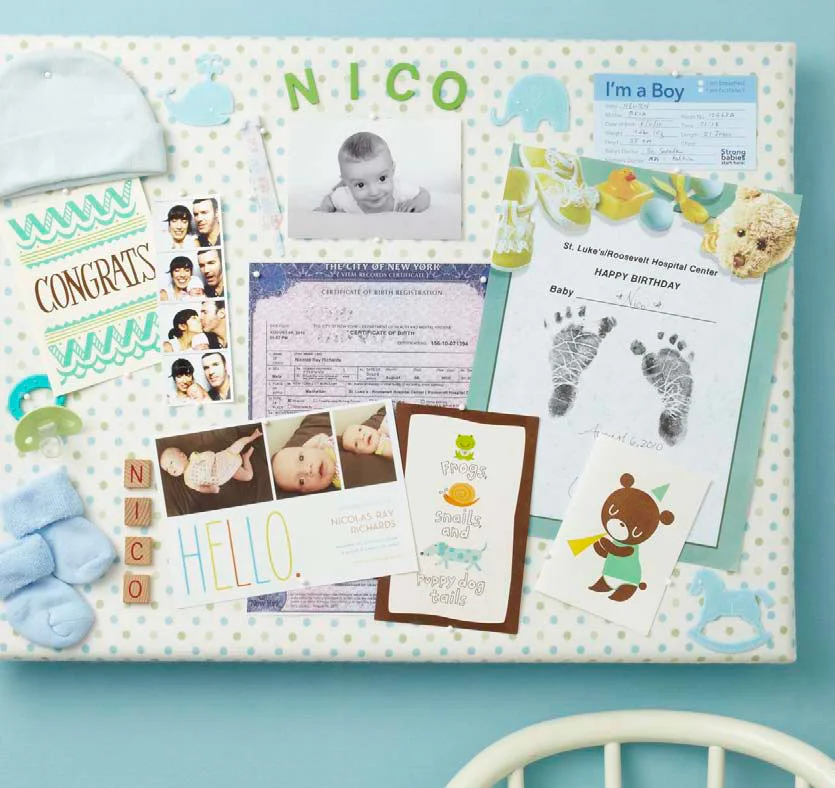 Nursery Collage // American Baby Magazine