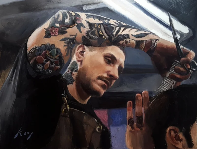 Tom Liptrot from Nomad Barbershop