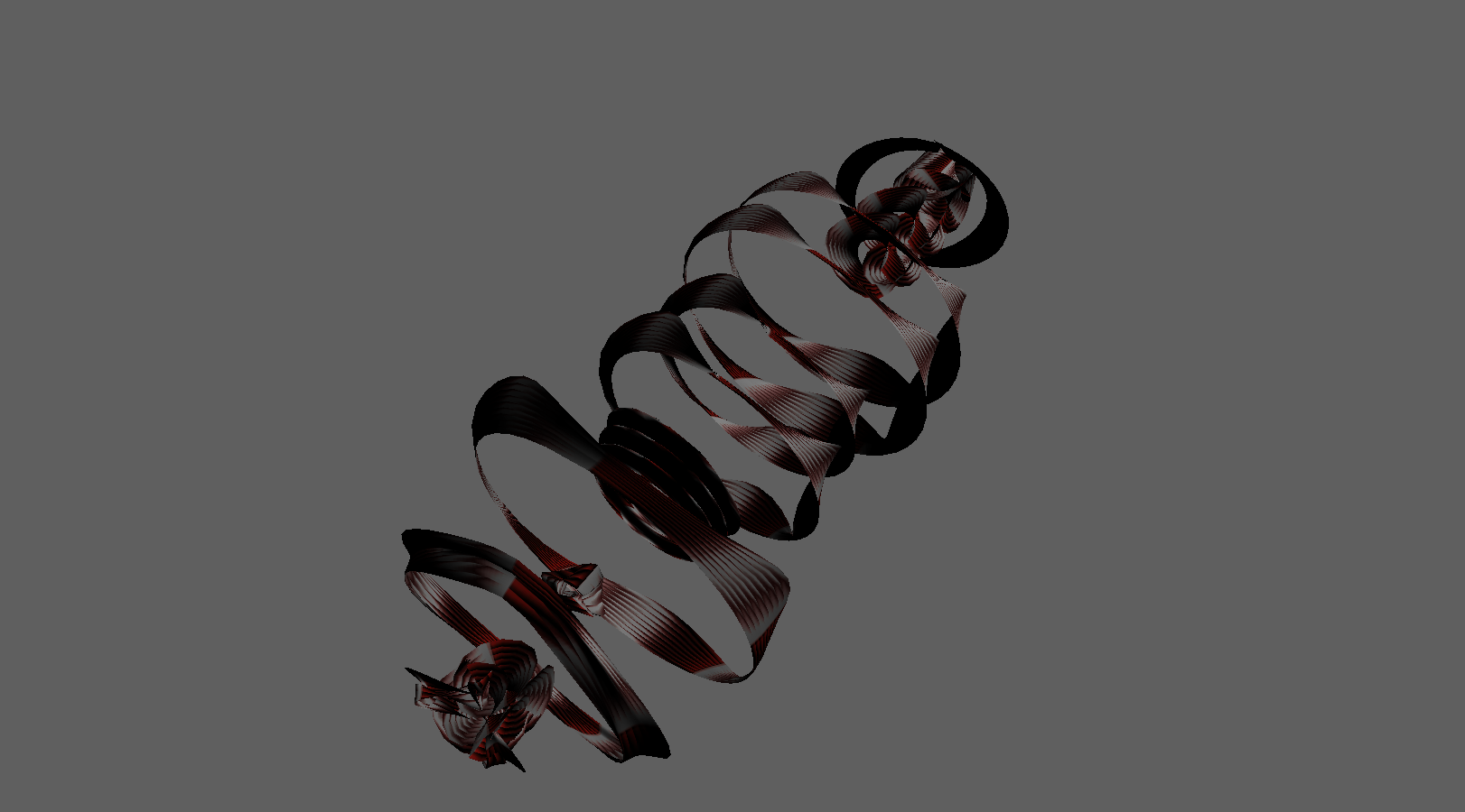 Screen capture from generative installation, Swarm Songs.