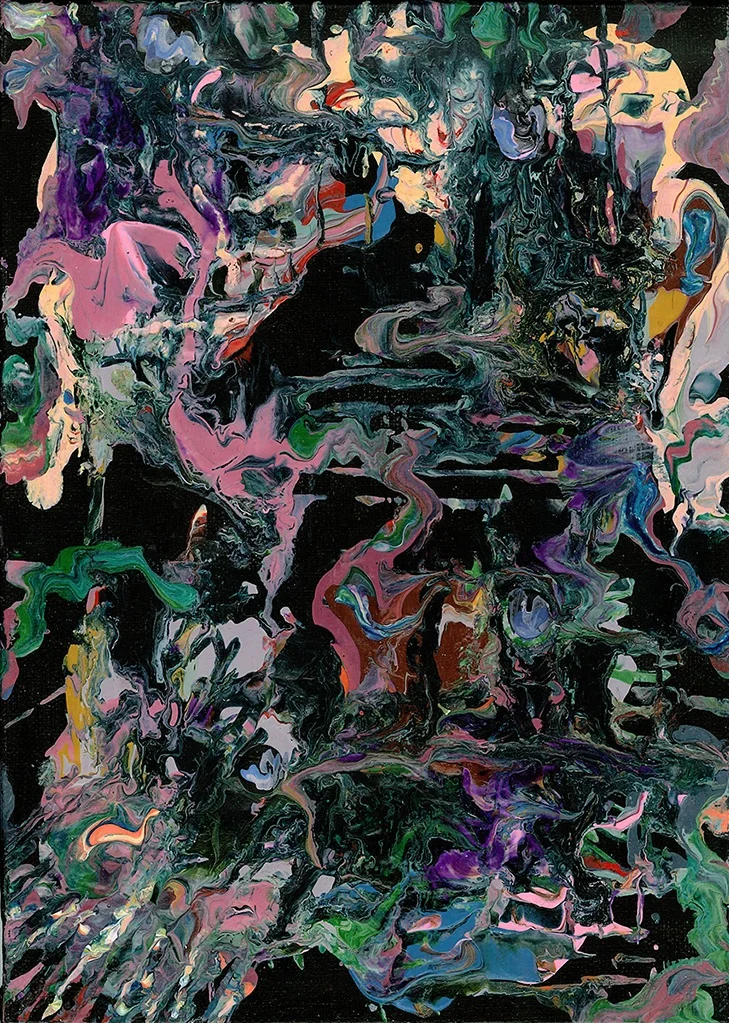First Light, acrylic on canvas board, 2017