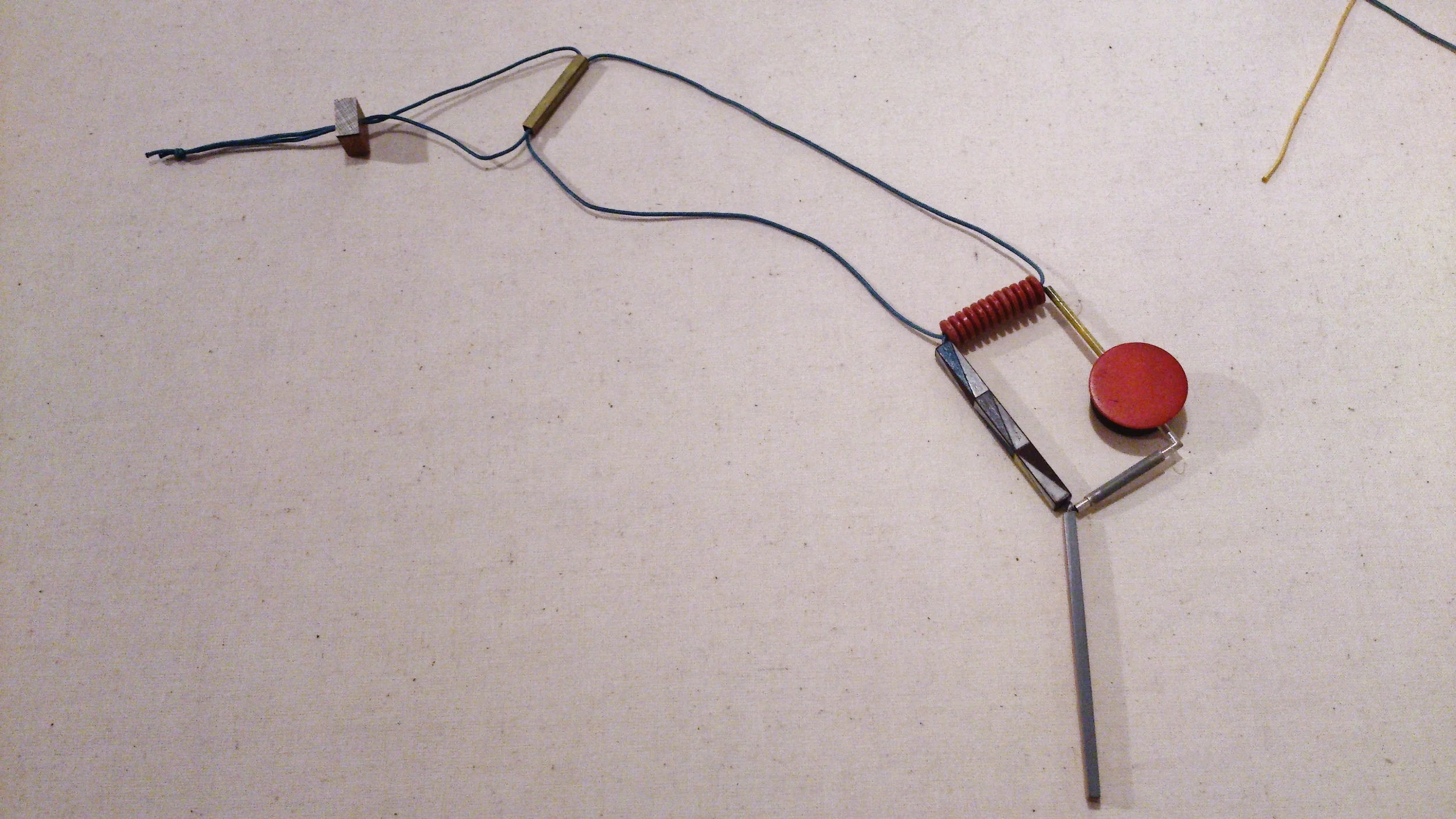 Necklace, 2011 Silver, rosewood, box wood, bamboo, formica, found ceramic objects, 18ct gold, vitreous enamel, bone, colourcore, hand dyed nylon cord, paint Katy Hackney