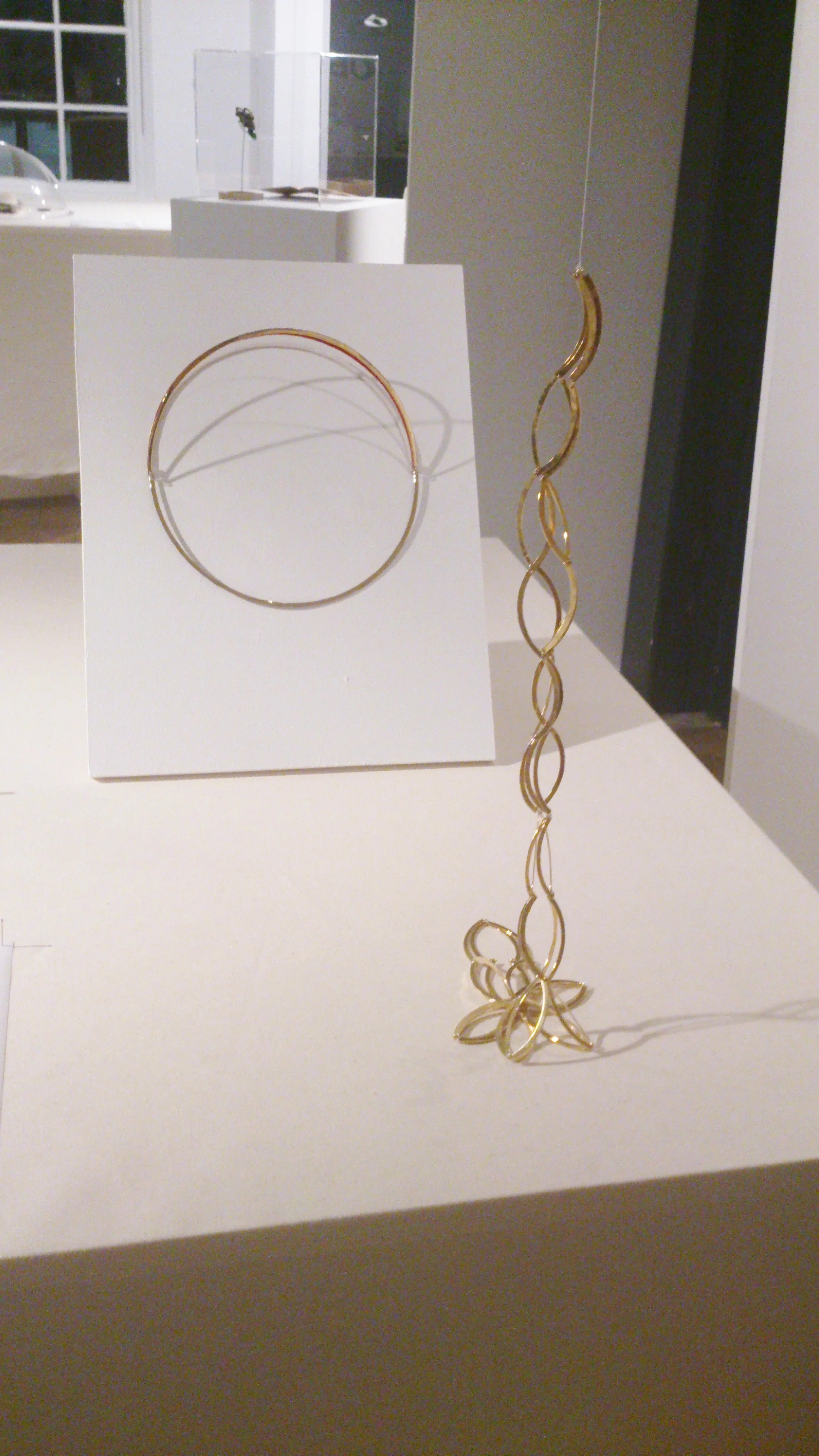 Four Colours, 2006 - 7 Silver, gold plated, low temperature enamel Garland, 2007 Silver, gold plated Karola Torkos