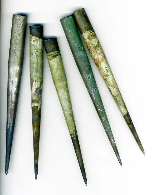 Lightening rod components like Bernhard Schobinger collected from a roof for his jewellery.