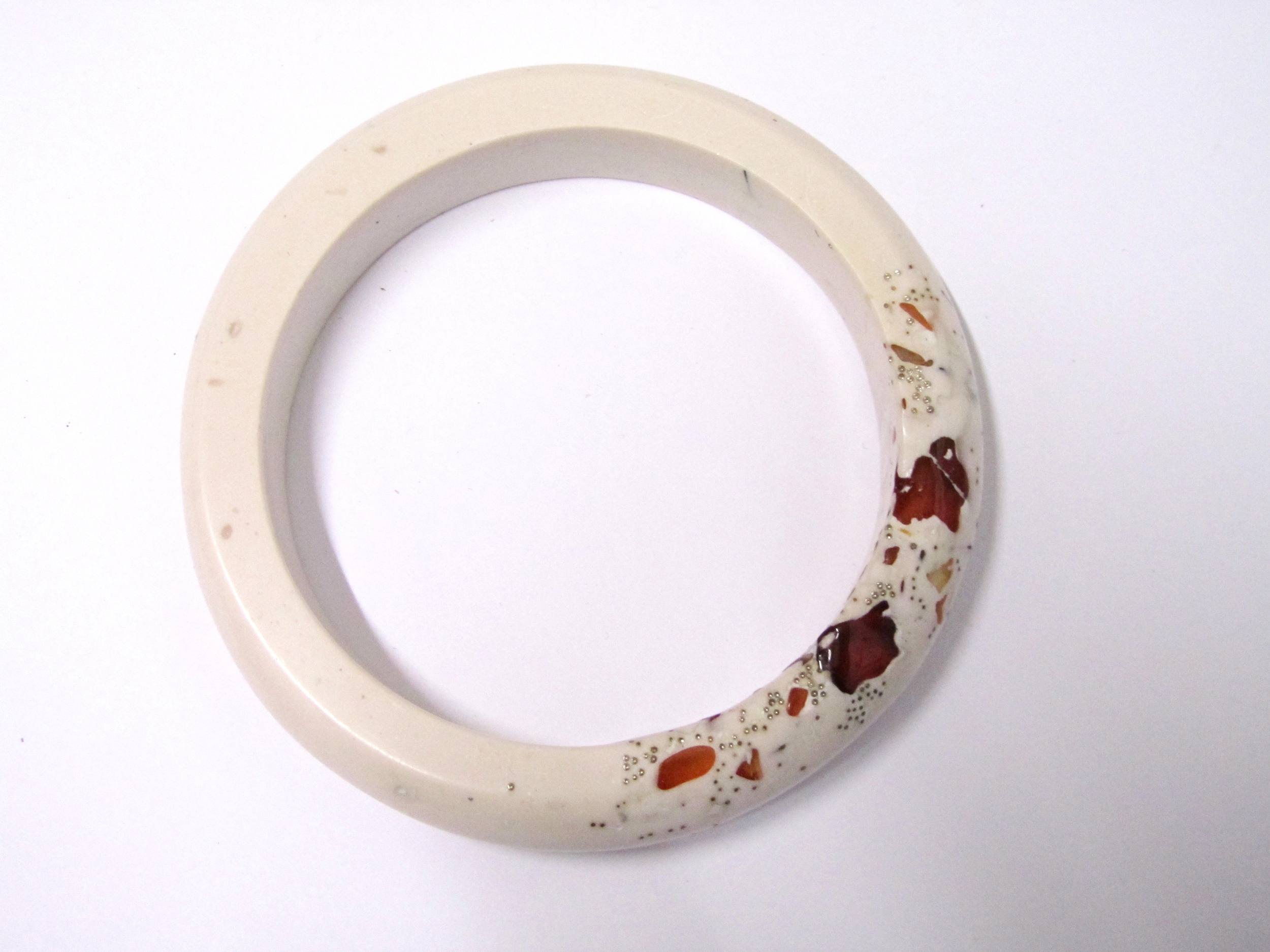 ivory resin white jade mellor bangle white carnelian.JPG