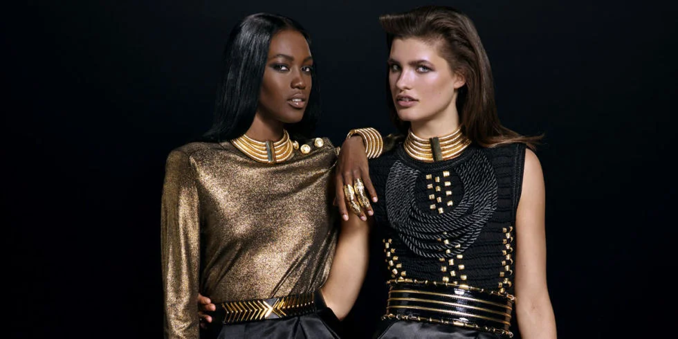 Balmain x H&M another hugely popular collaboration between couture and high street giants which hit stores in November