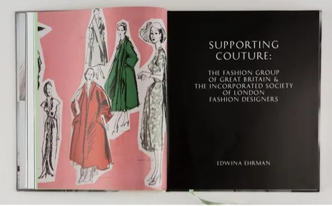  Pages showing Edwina's chapters in the book London Couture