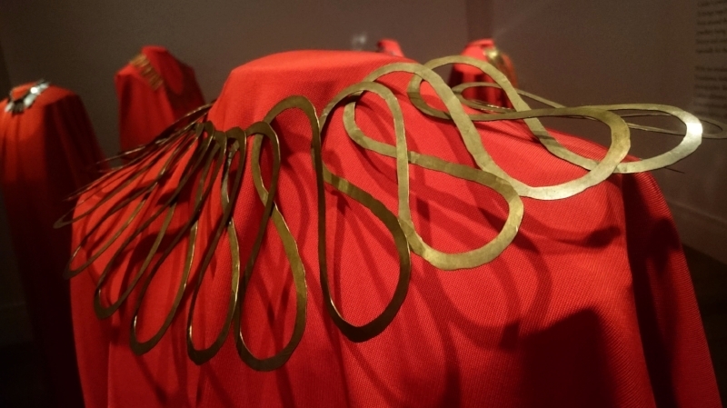 Alexander Calder Brass necklace in "The Boldness of Calder"