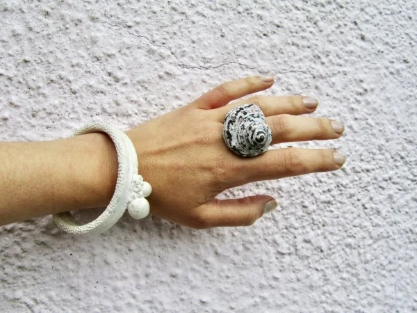 Ring and Barnacle Bracelet from "Conchology"